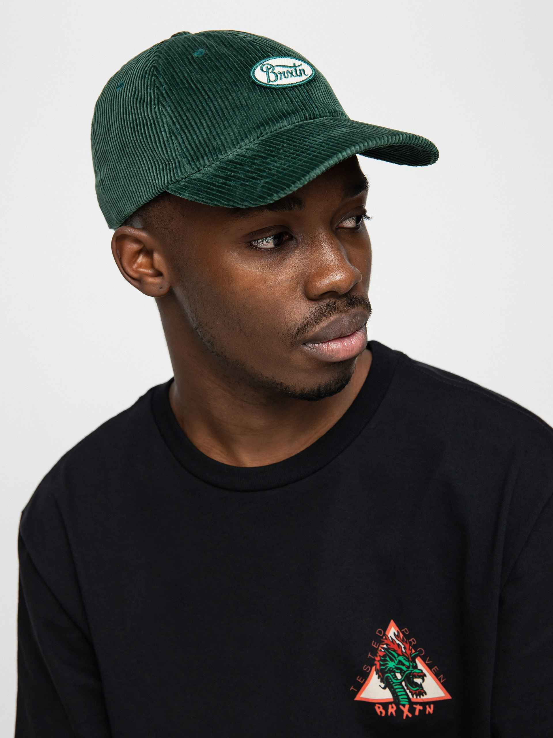 Czapka z daszkiem Brixton Parsons Lp (emerald)