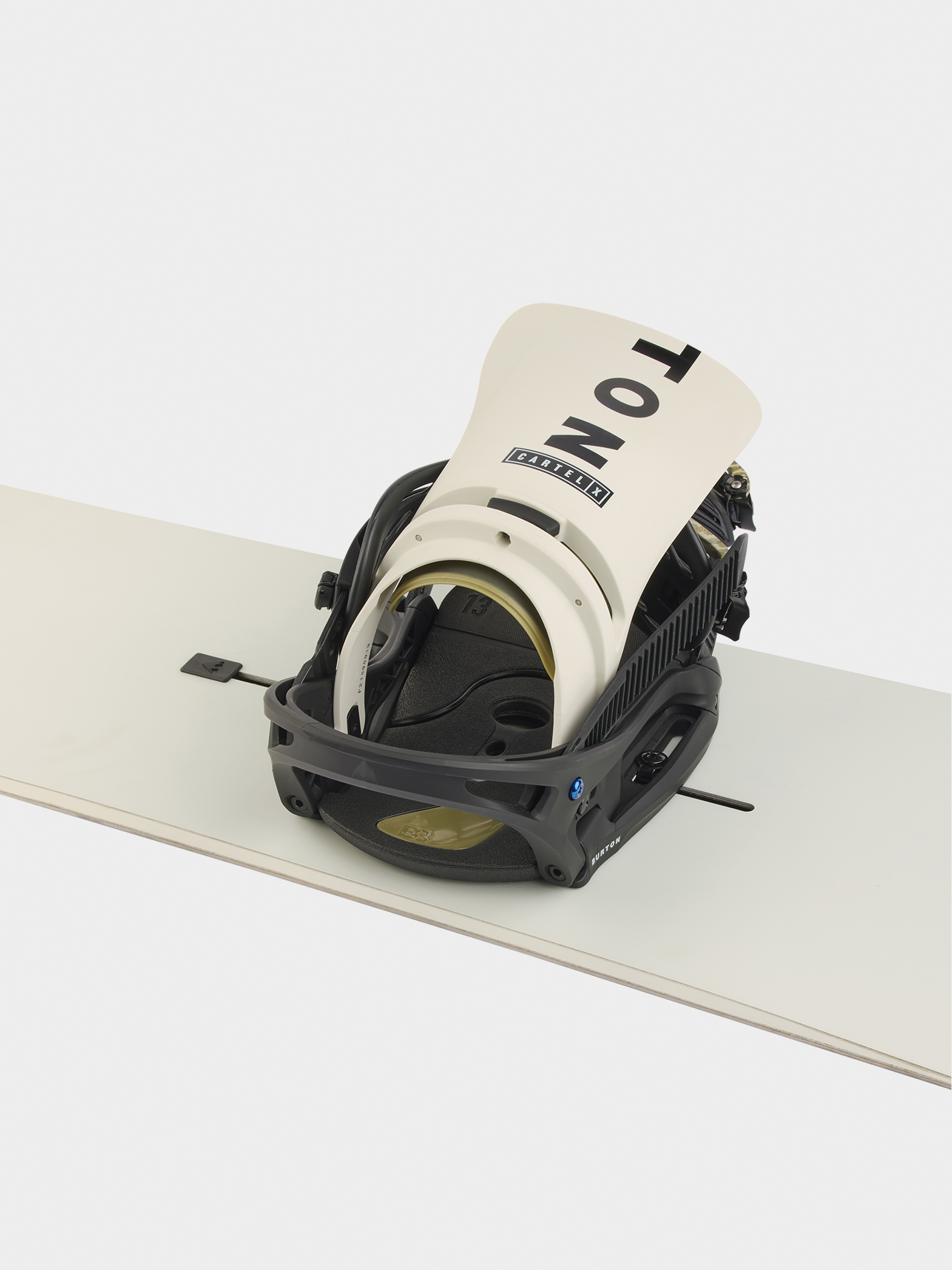 Męskie Wiązania snowboardowe Burton Cartel X Est (black/stout white/logo)