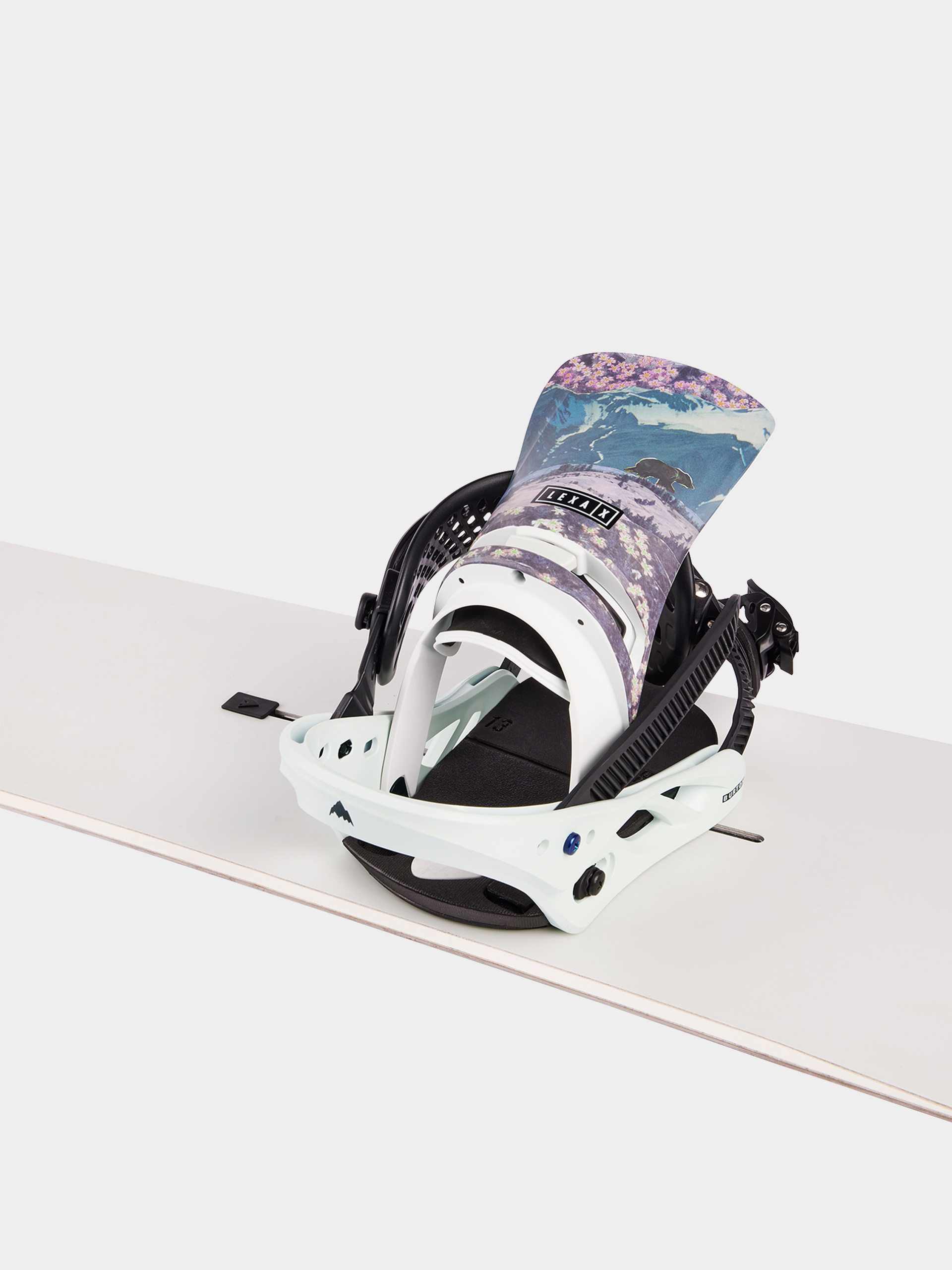 Damskie Wiązania snowboardowe Burton Lexa X Reflex (light blue/collage)