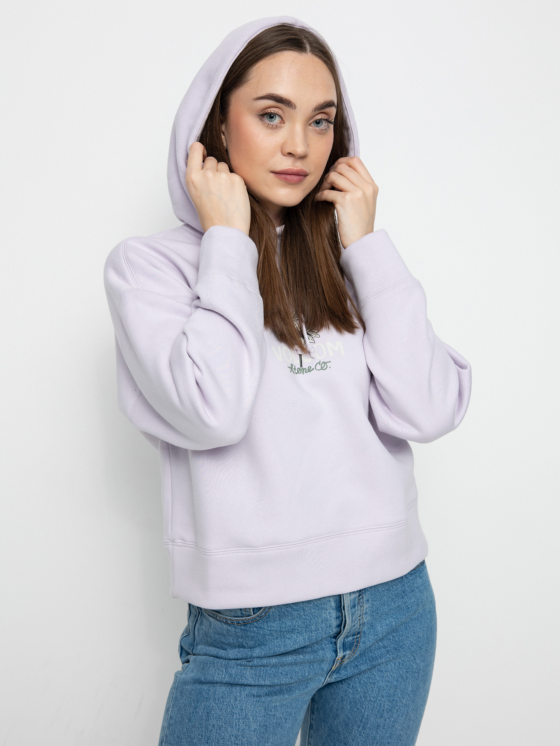 Bluza z kapturem Volcom Voltrip HD Wmn (lavender)
