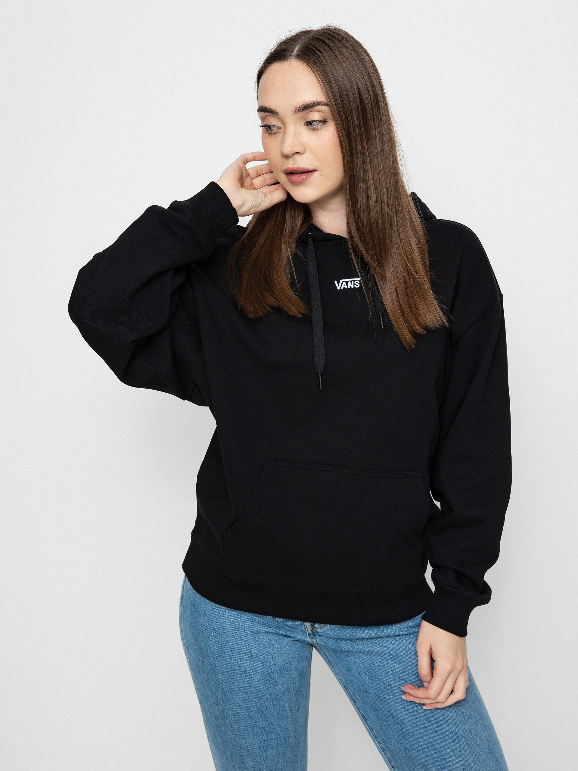 Bluza z kapturem Vans Flying V Uniw Ft Ls HD Wmn (flying v black)
