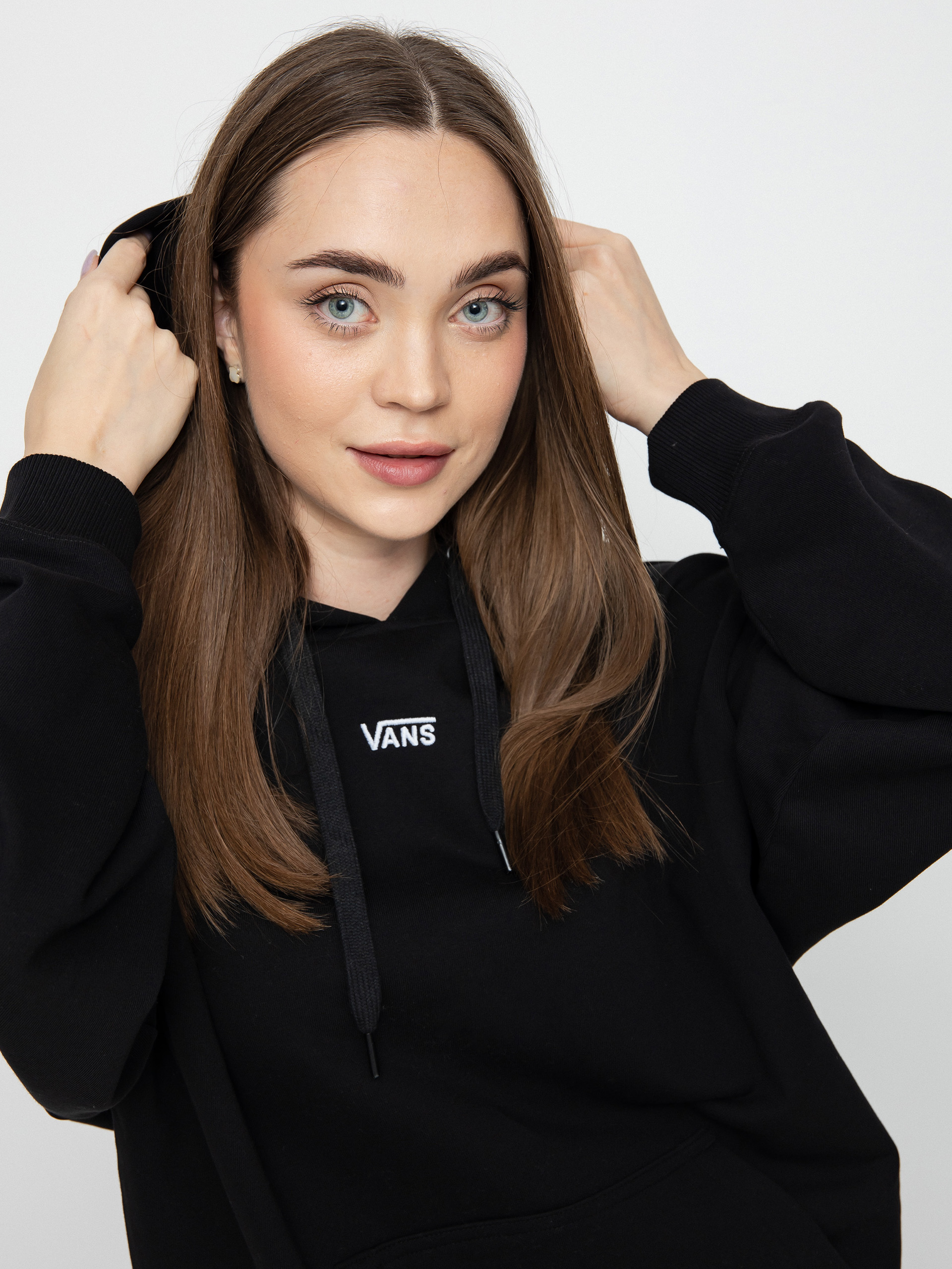 Bluza z kapturem Vans Flying V Uniw Ft Ls HD Wmn (flying v black)