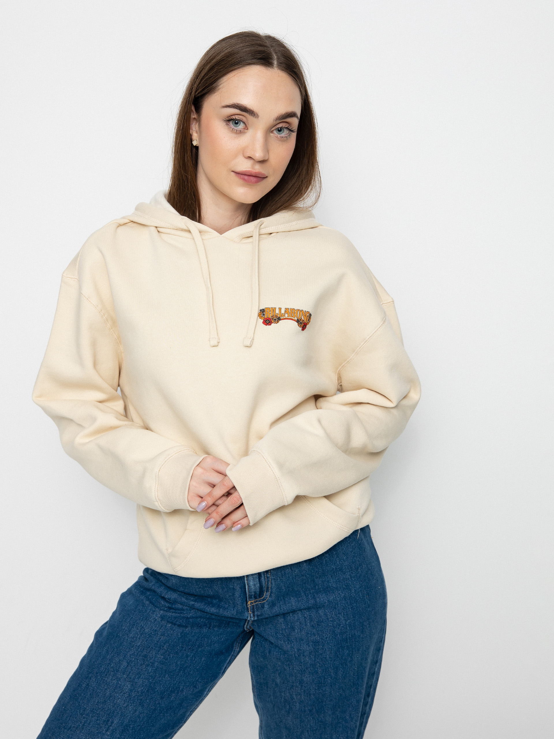 Bluza z kapturem Billabong Ride Out HD Wmn (antique white)