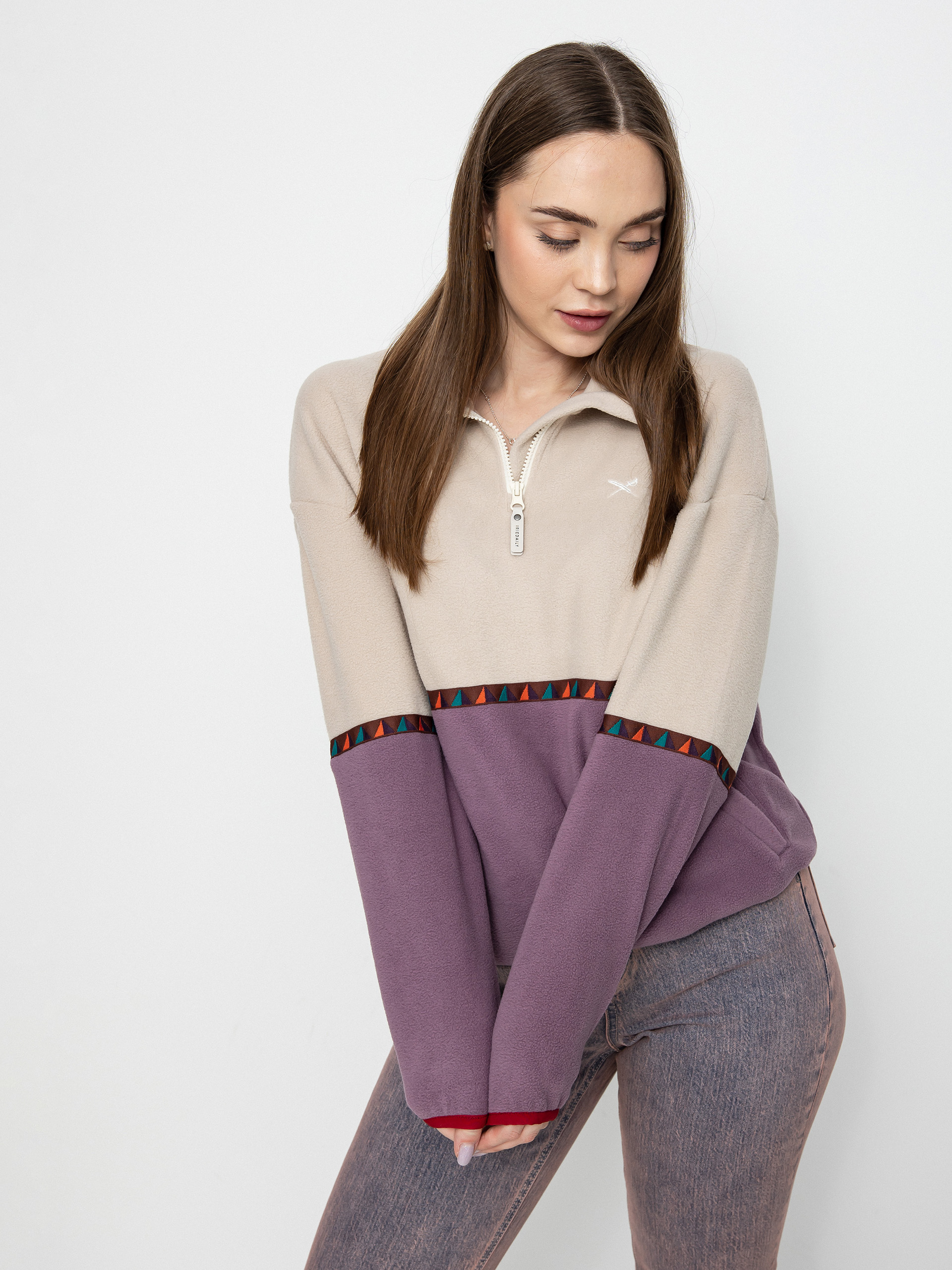 Damski Polar Iriedaily Holina Fleece Troyer (beige)