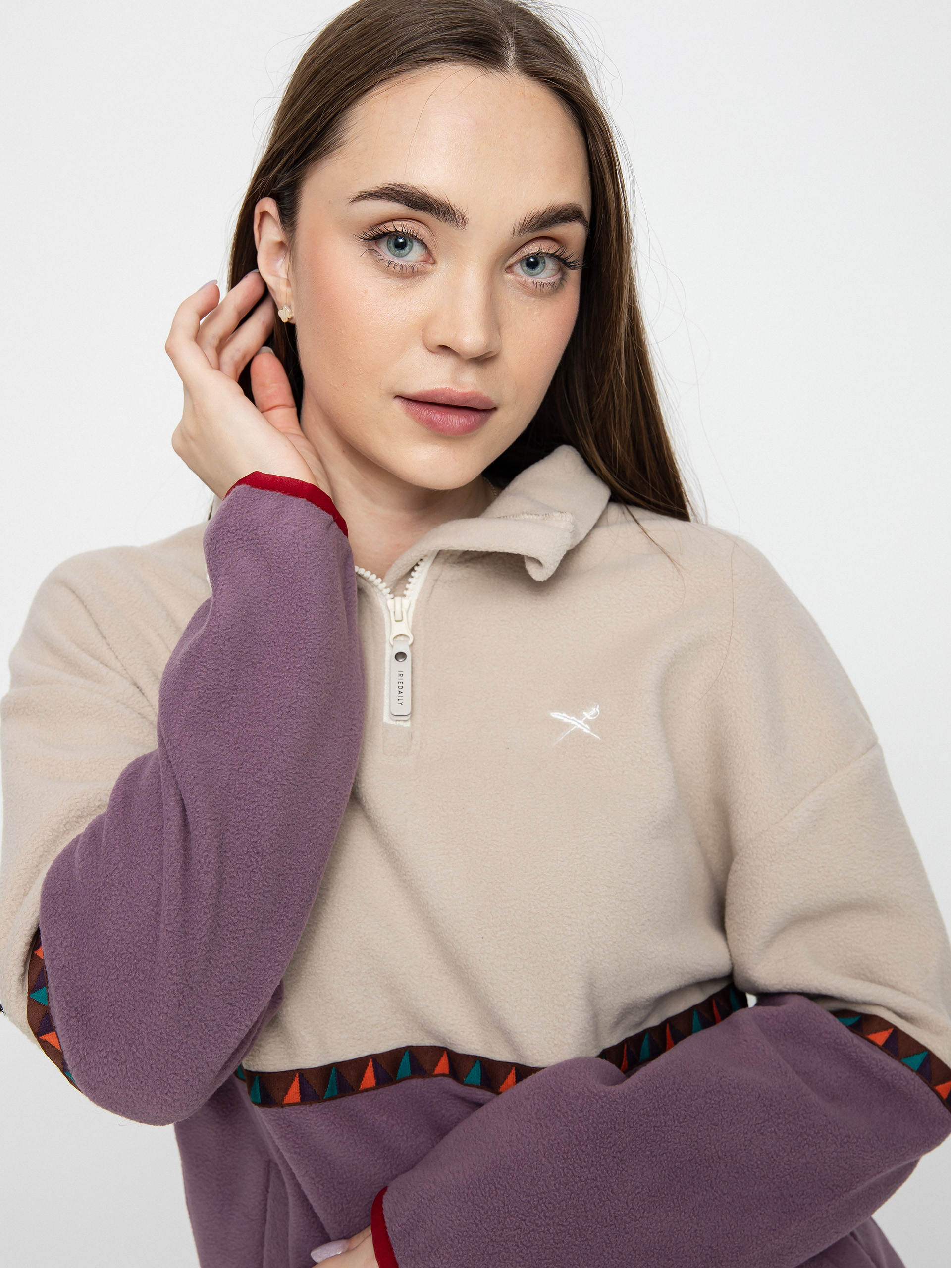 Damski Polar Iriedaily Holina Fleece Troyer (beige)