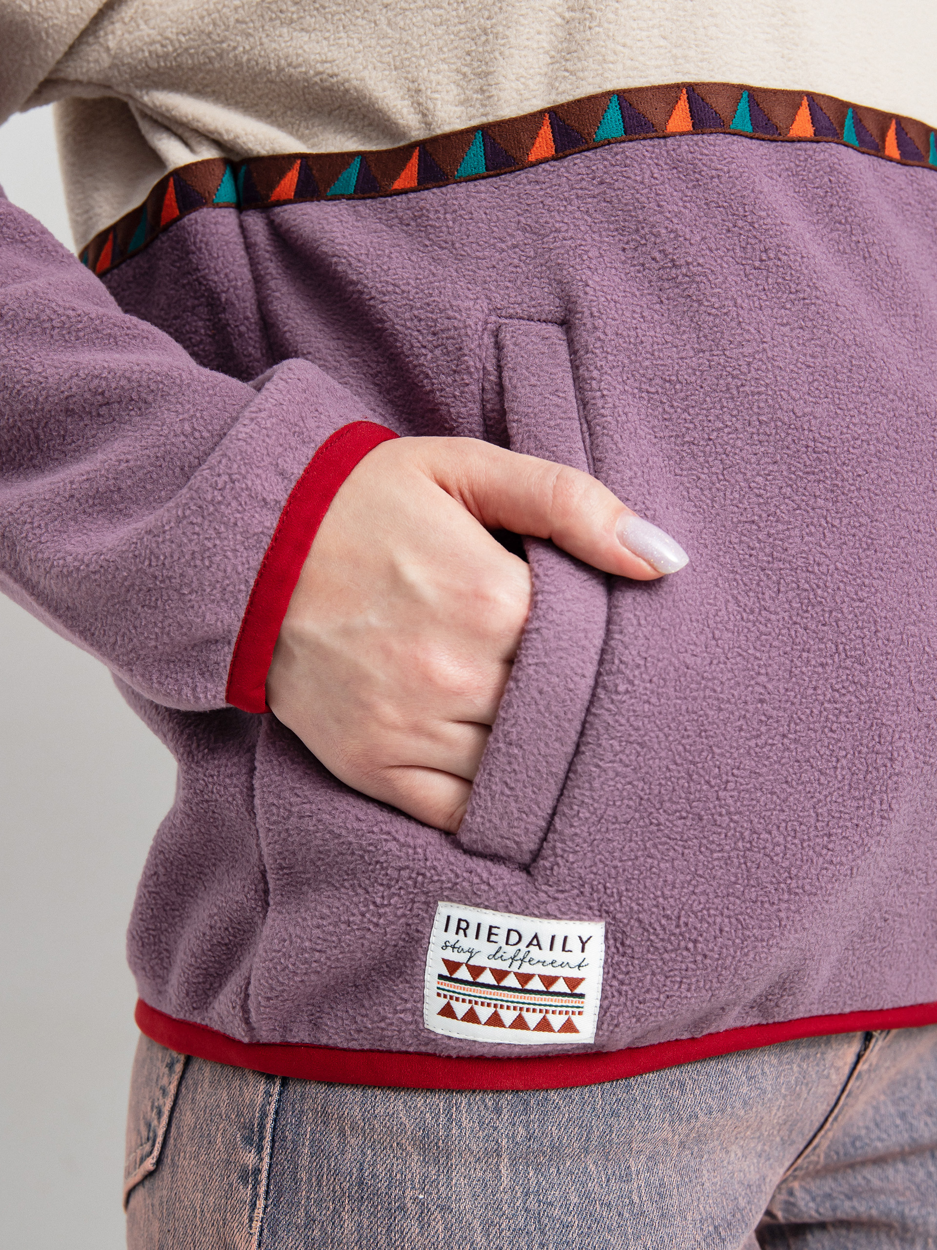 Damski Polar Iriedaily Holina Fleece Troyer (beige)