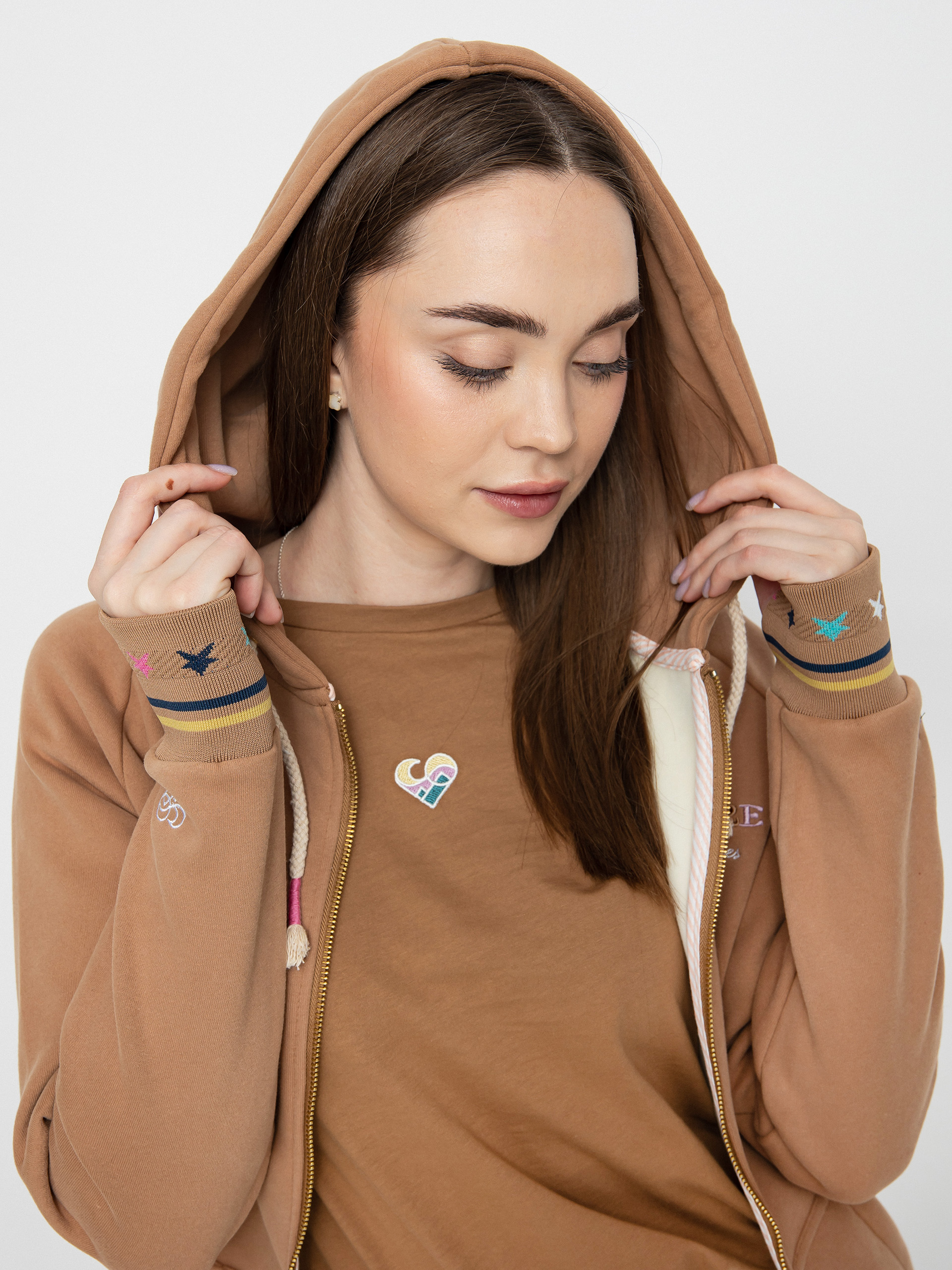 Bluza z kapturem Femi Stories Naria ZHD Wmn (cml)