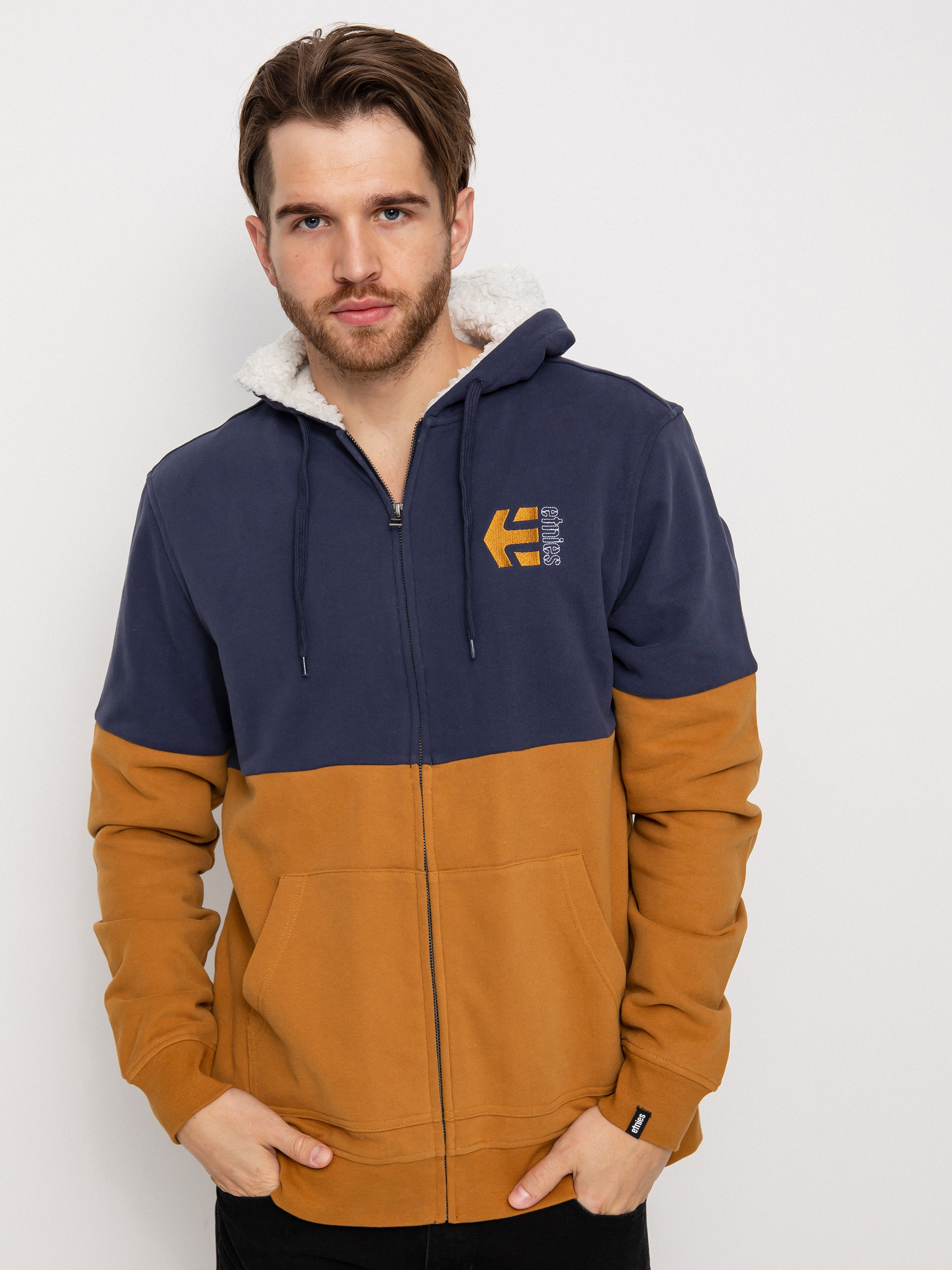 Bluza z kapturem Etnies Shifty Sherpa HD (navy)