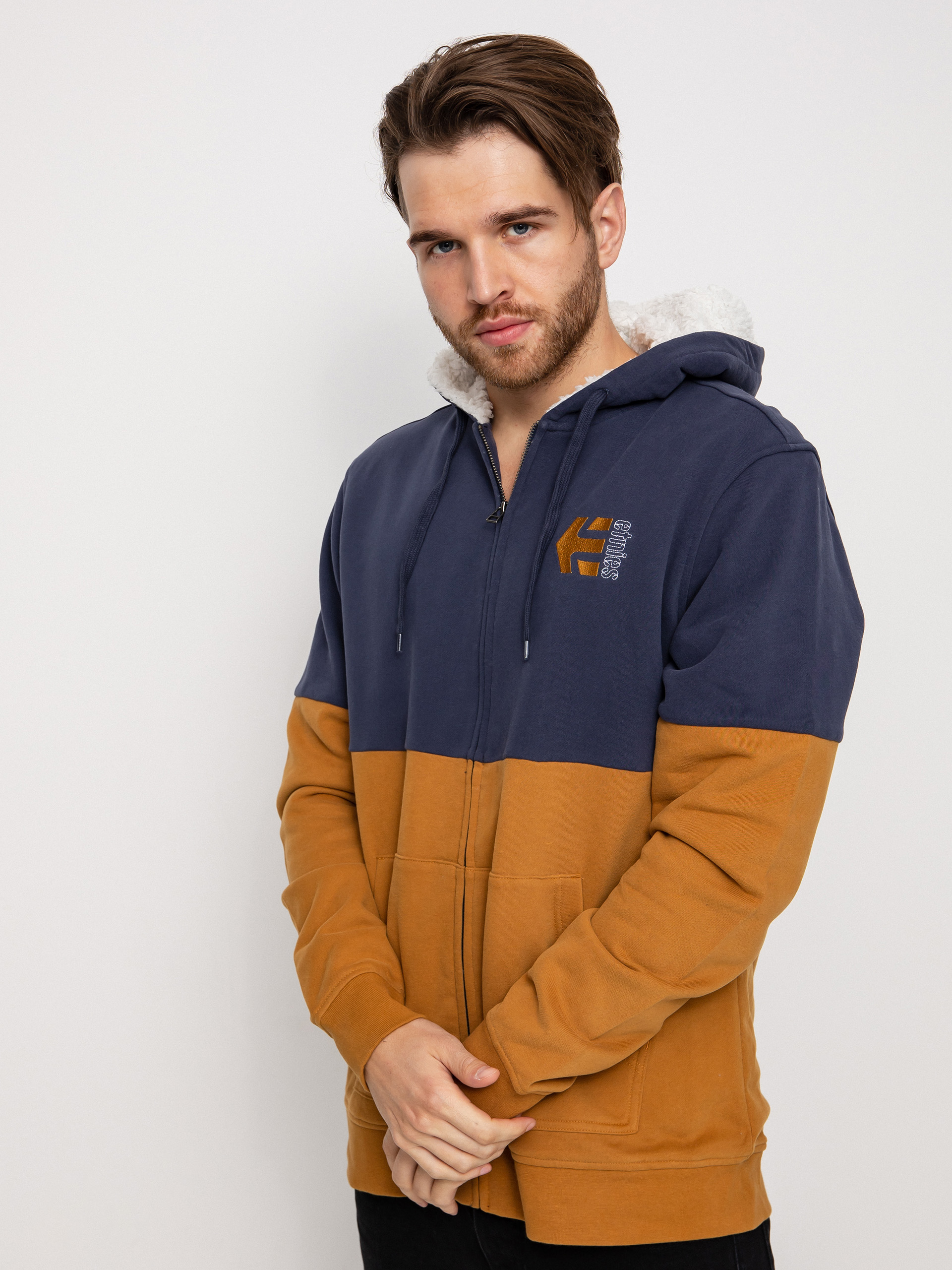Bluza z kapturem Etnies Shifty Sherpa HD (navy)