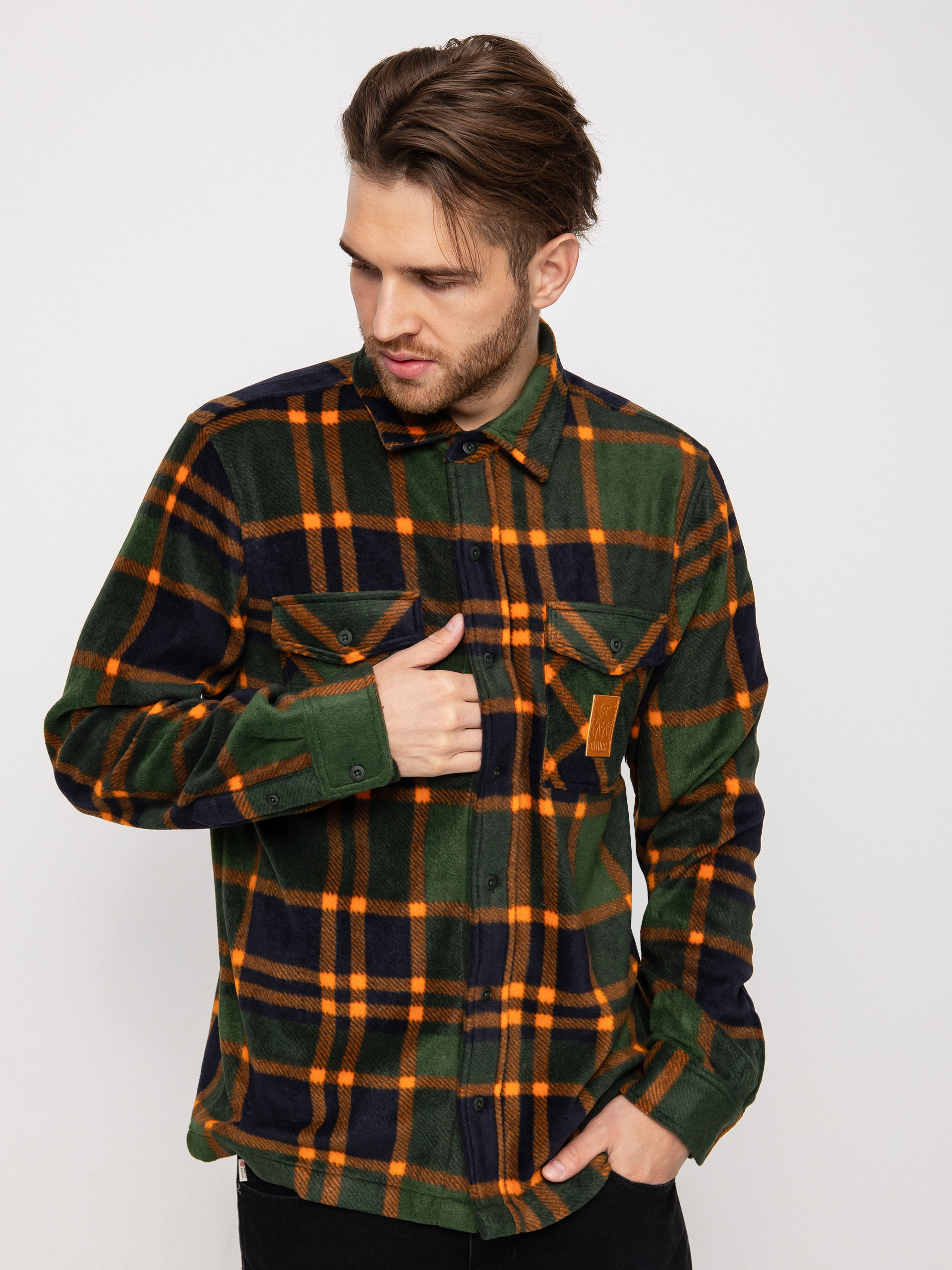 Koszula Etnies Woodsman HD (forrest)