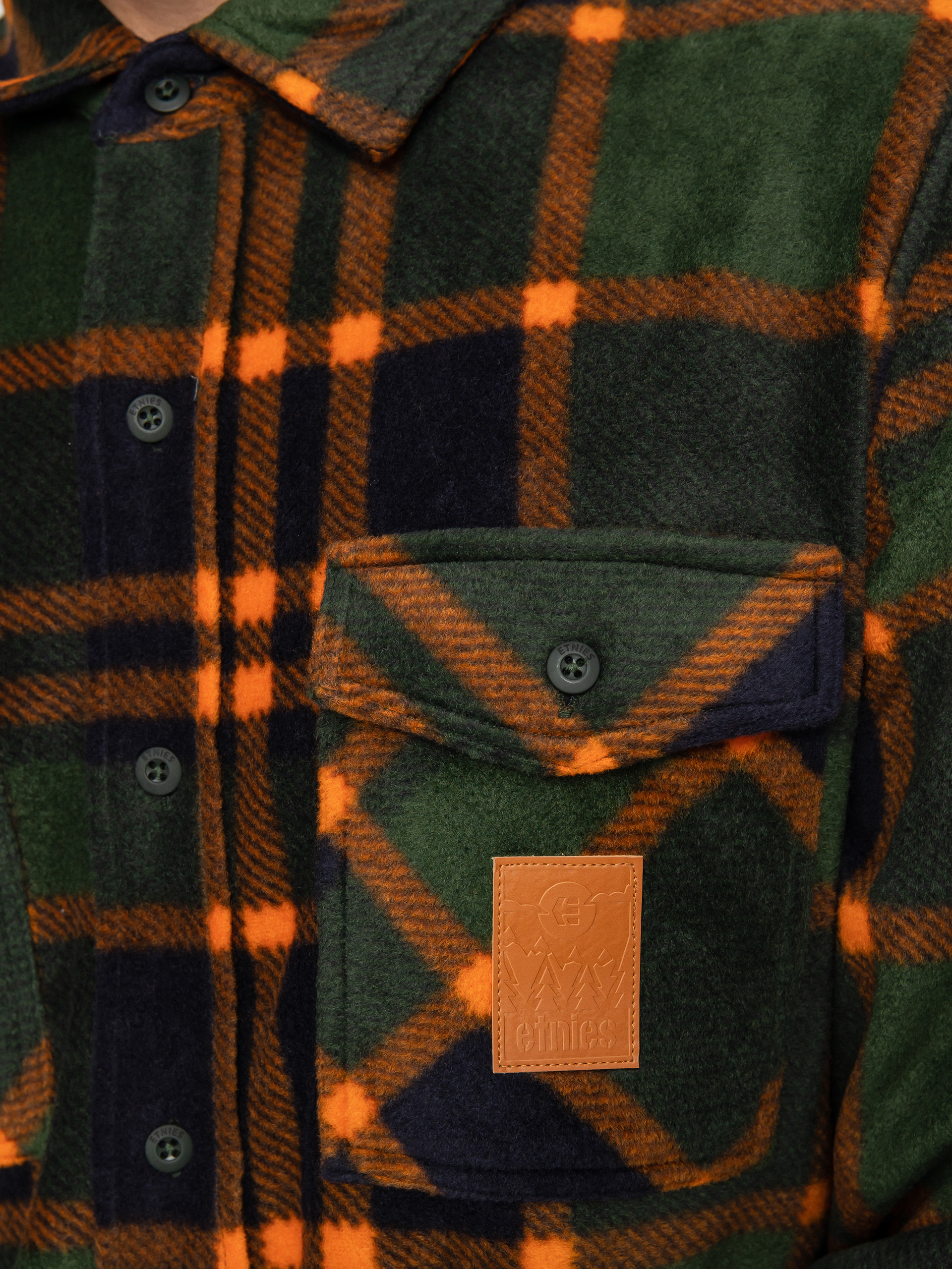 Koszula Etnies Woodsman HD (forrest)