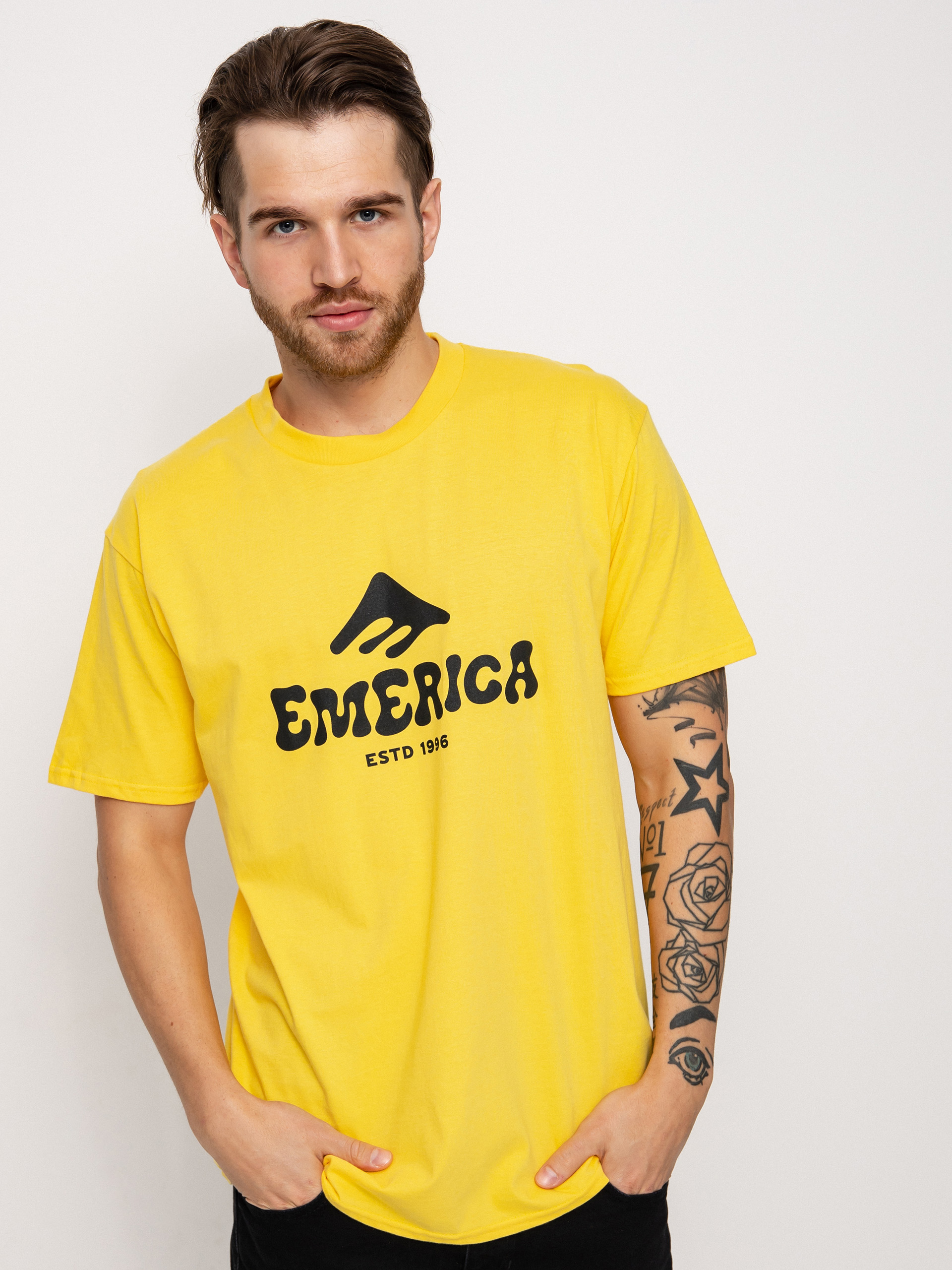 T-shirt Emerica Puffy (yellow)
