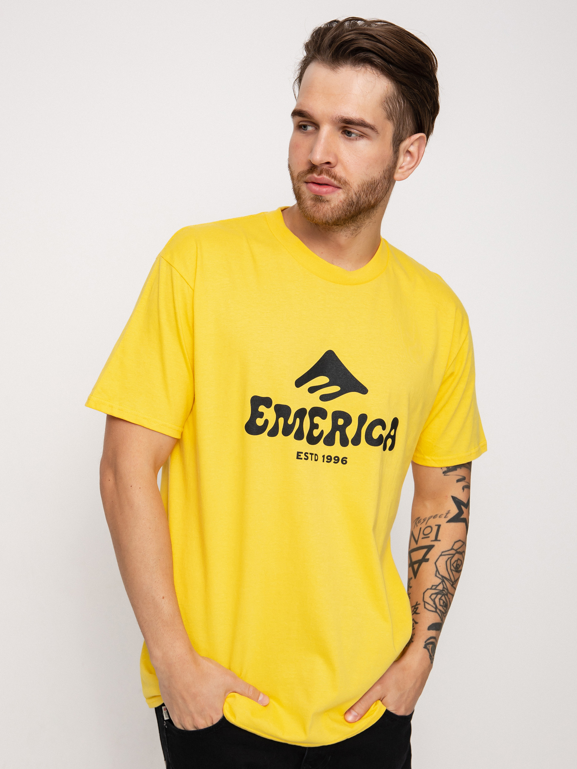 T-shirt Emerica Puffy (yellow)