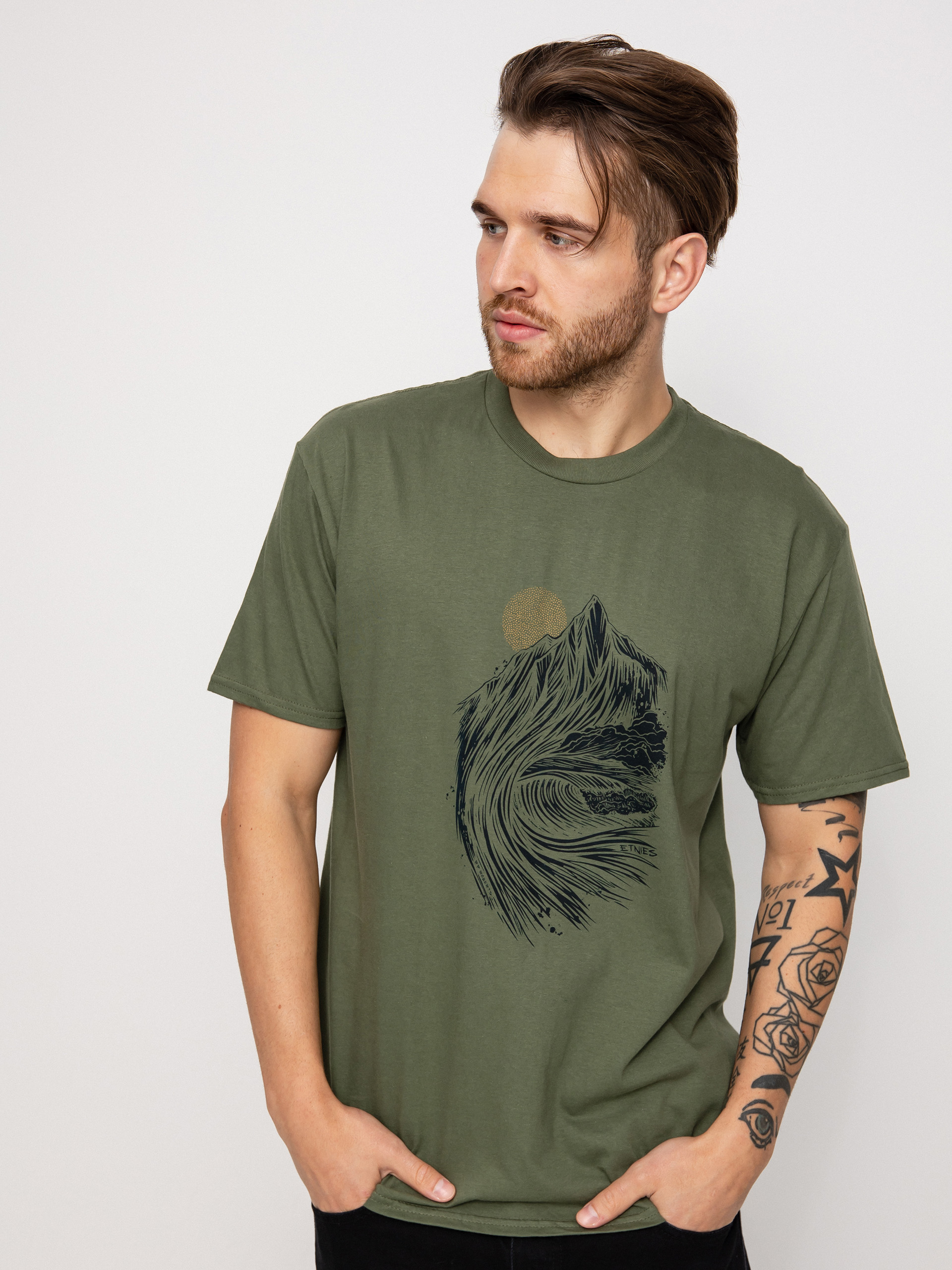 T-shirt Etnies Rp Mtn Wave (military)