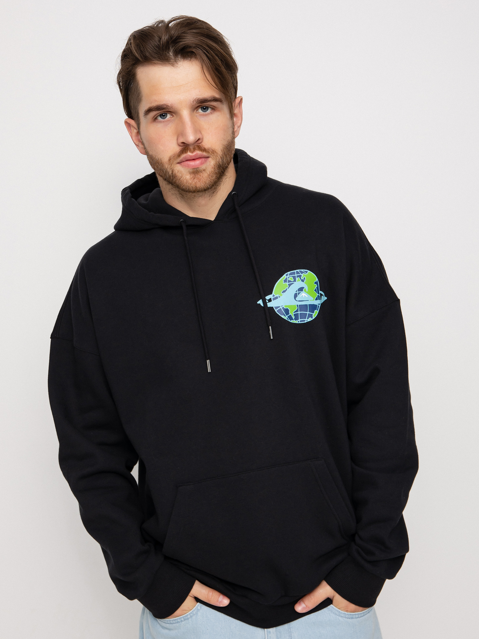 Bluza z kapturem Quiksilver Ocean HD (black)