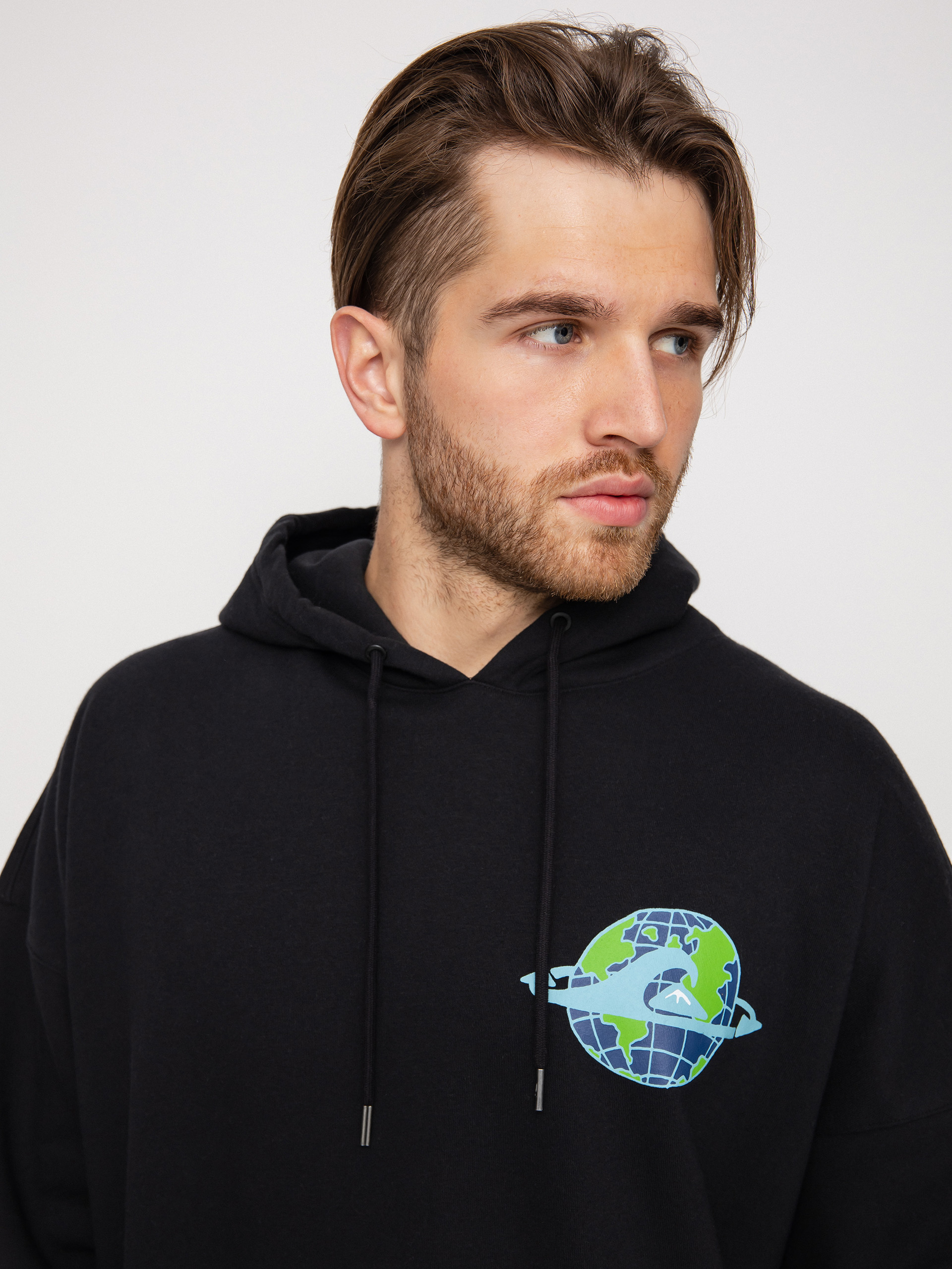 Bluza z kapturem Quiksilver Ocean HD (black)