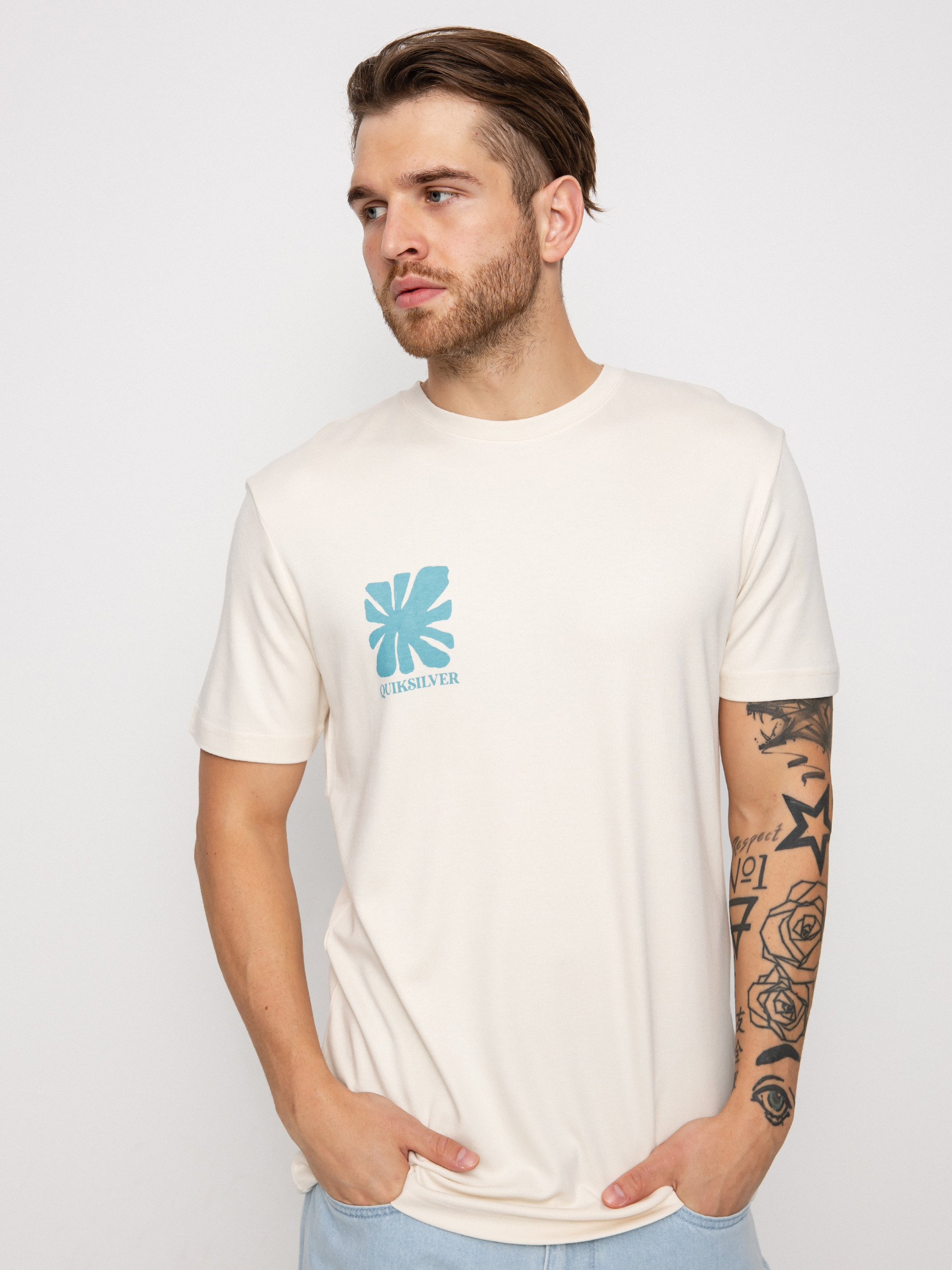 T-shirt Quiksilver Handled With Care (birch)