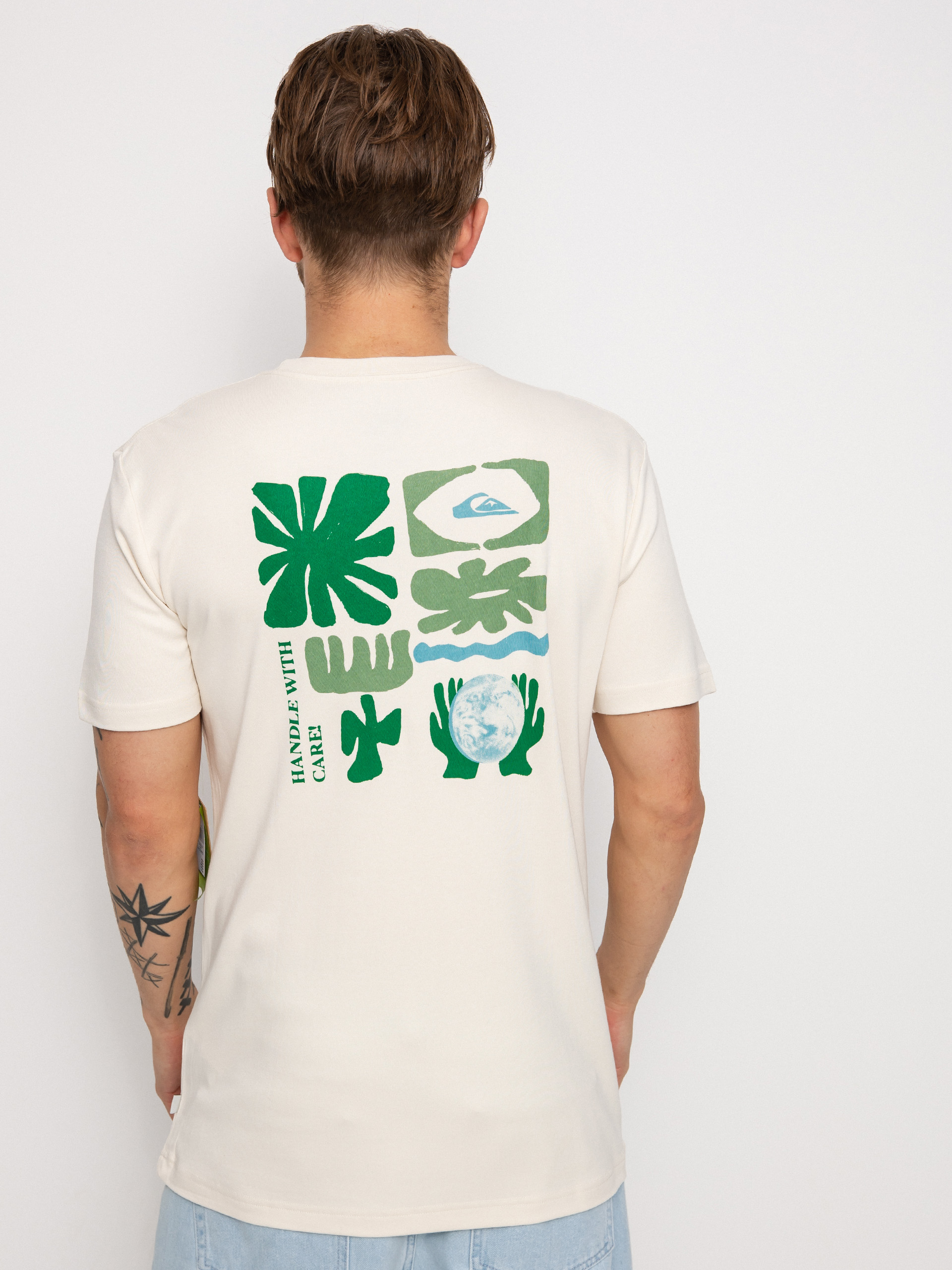 T-shirt Quiksilver Handled With Care (birch)
