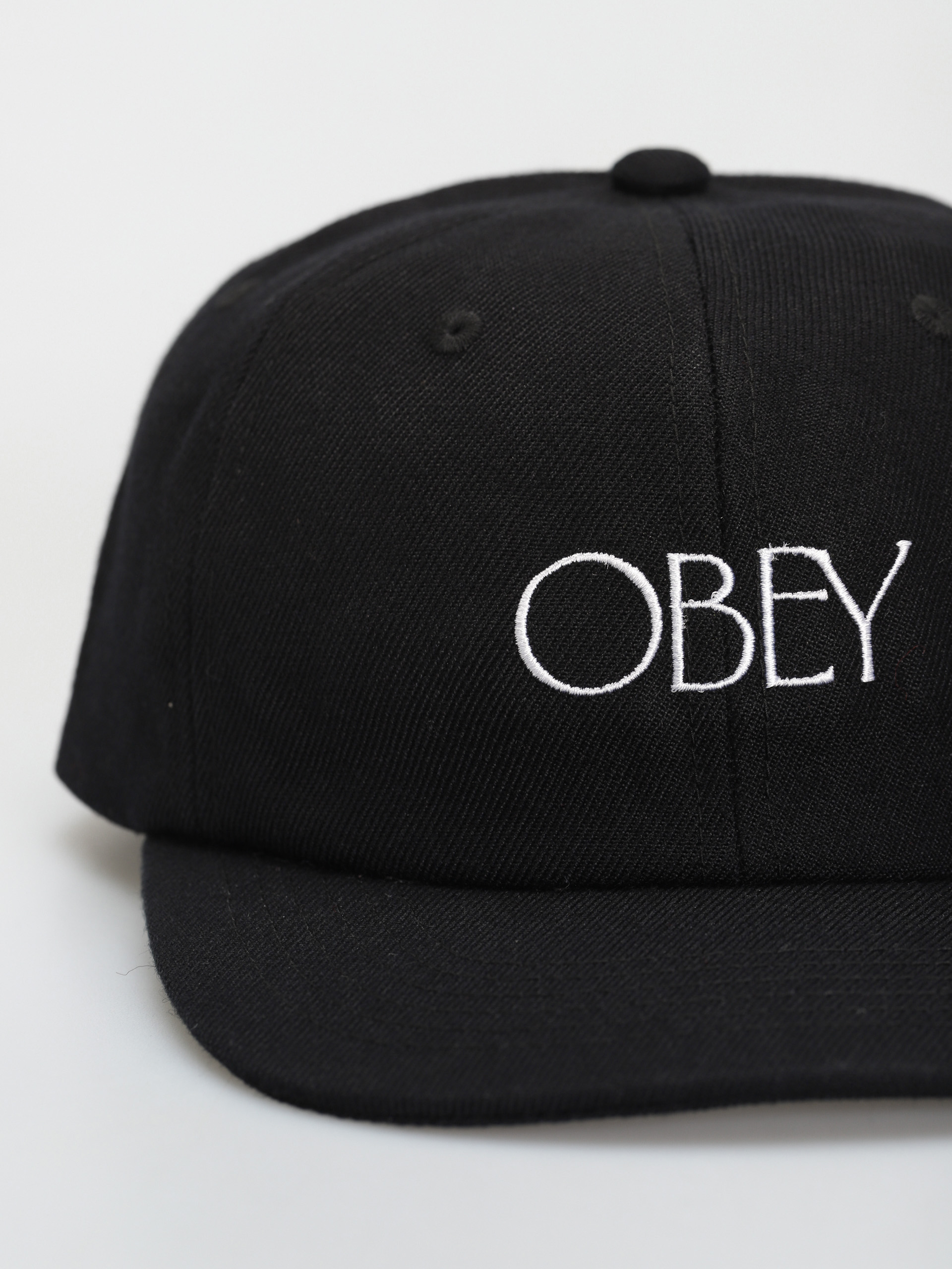 Czapka z daszkiem OBEY Hedges 6 Panel (black)