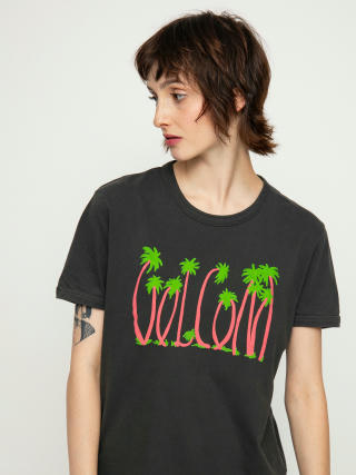 T-shirt Volcom Truly Ringer Wmn (black)
