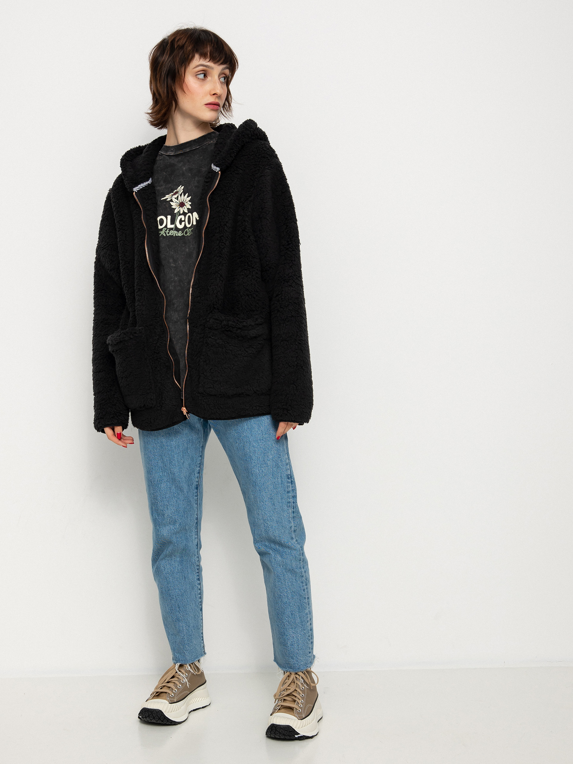 Bluza Volcom Lil Phuz Up Wmn (black)