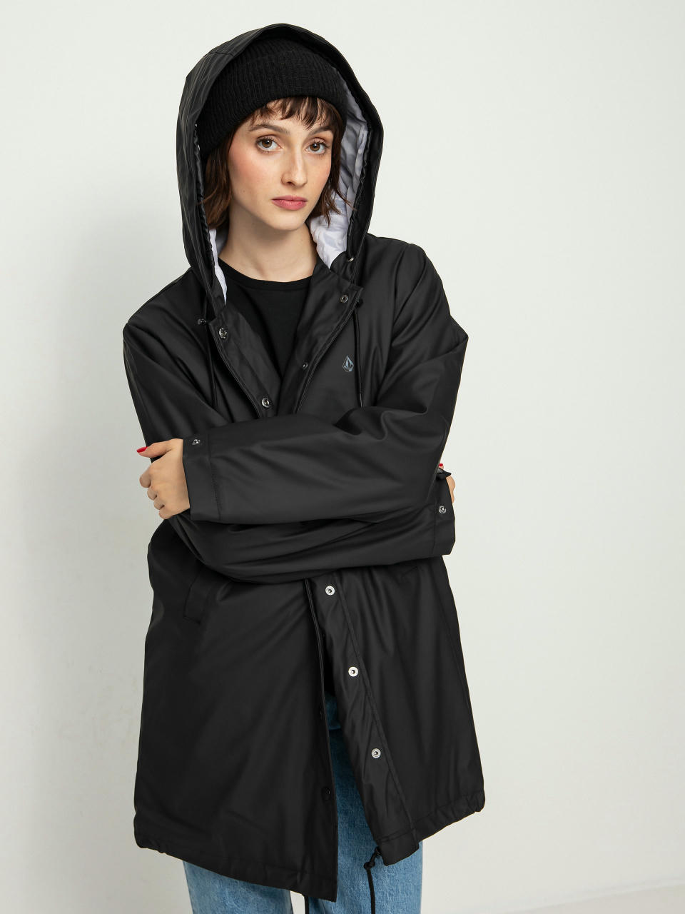 Kurtka Volcom Rain Dead Wmn (black)