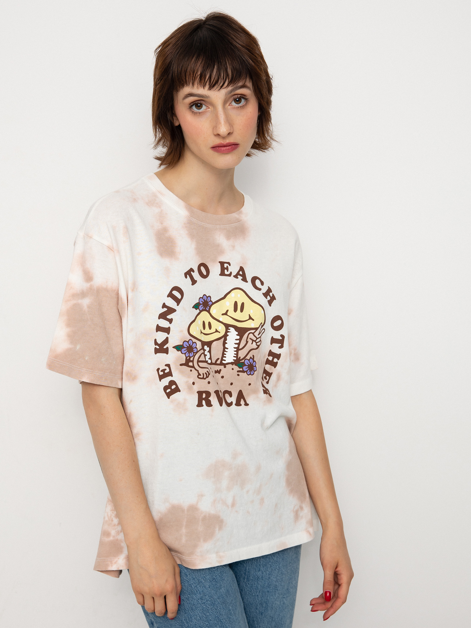 T-shirt RVCA Be Kind Wmn (dusty rose)