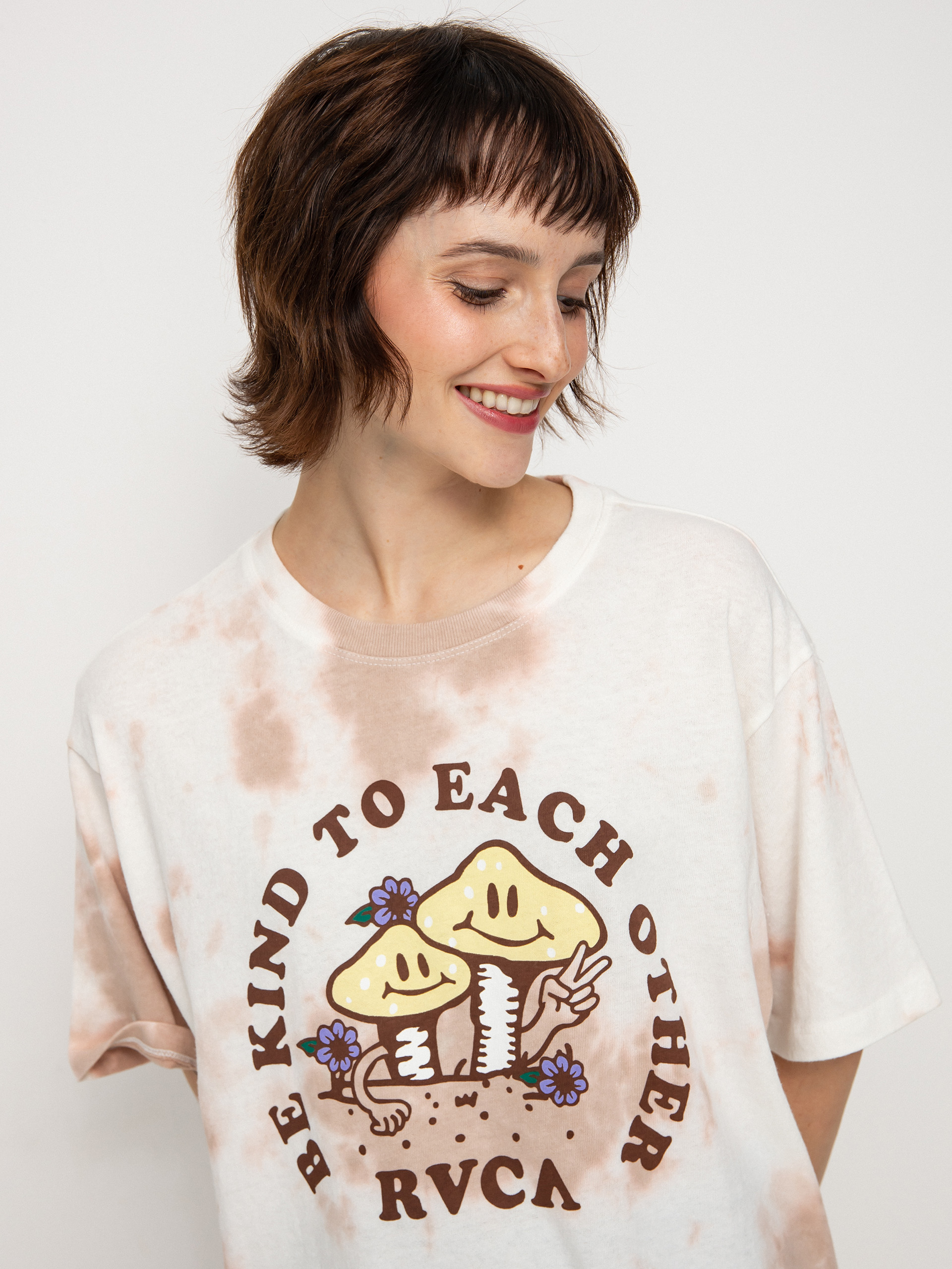 T-shirt RVCA Be Kind Wmn (dusty rose)