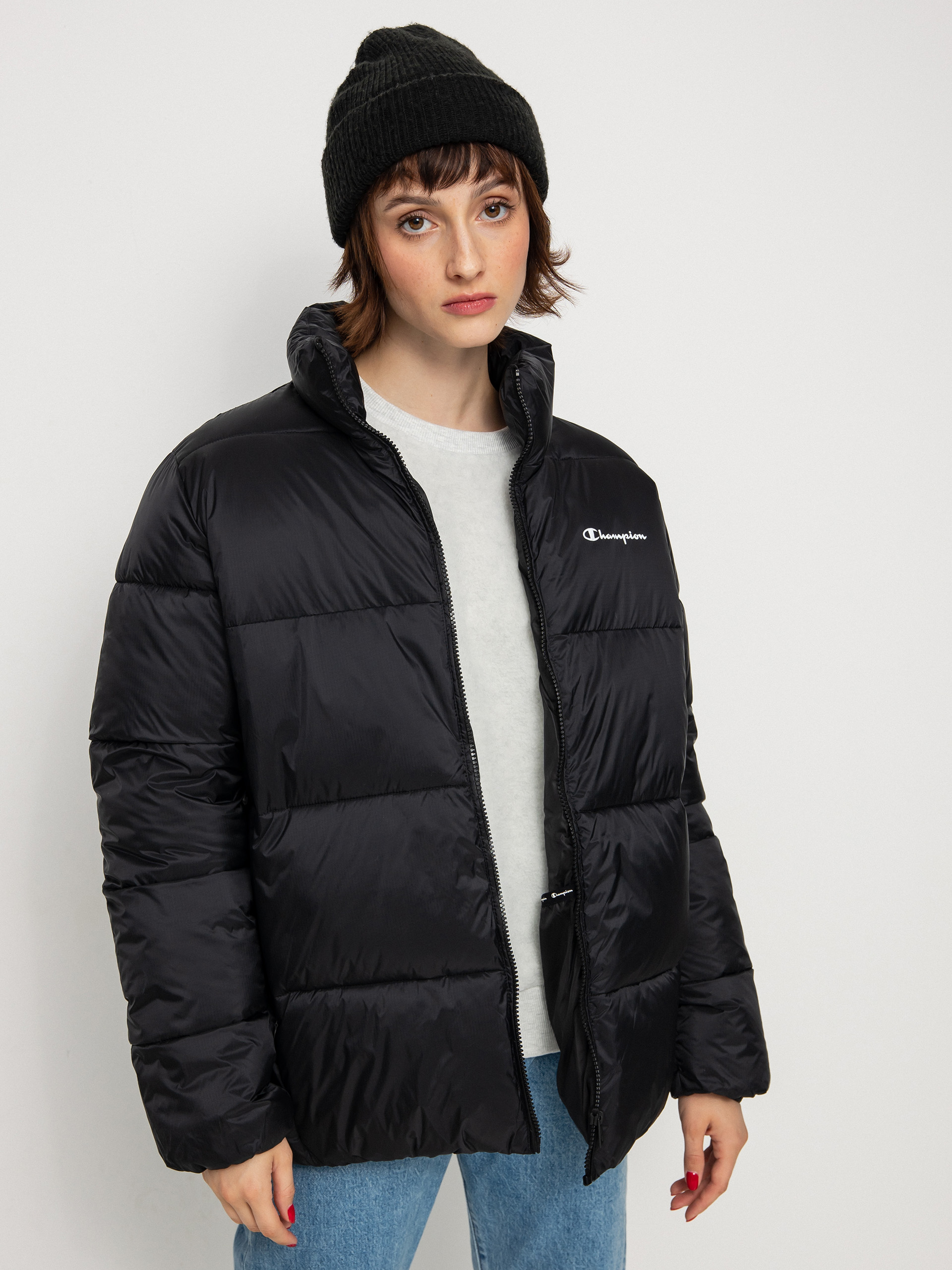 Kurtka Champion Legacy Polyfilled Jacket 115756 Wmn (nbk/nbk)