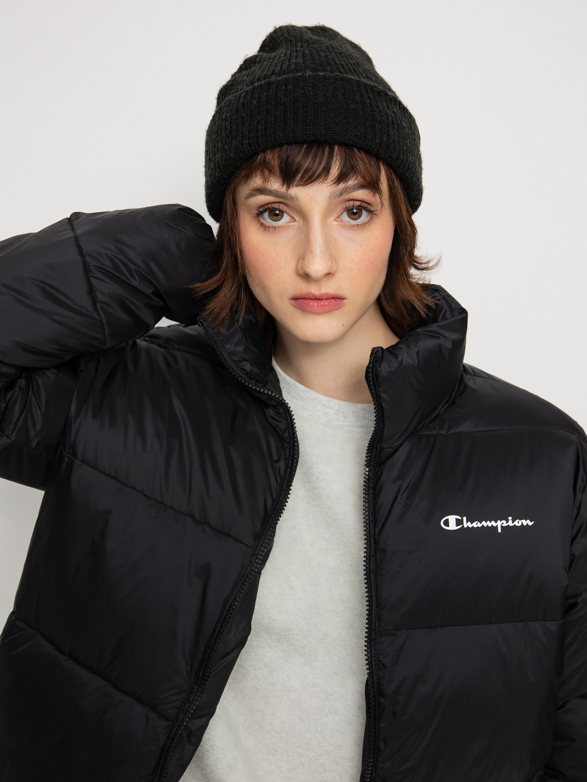Kurtka Champion Legacy Polyfilled Jacket 115756 Wmn (nbk/nbk)