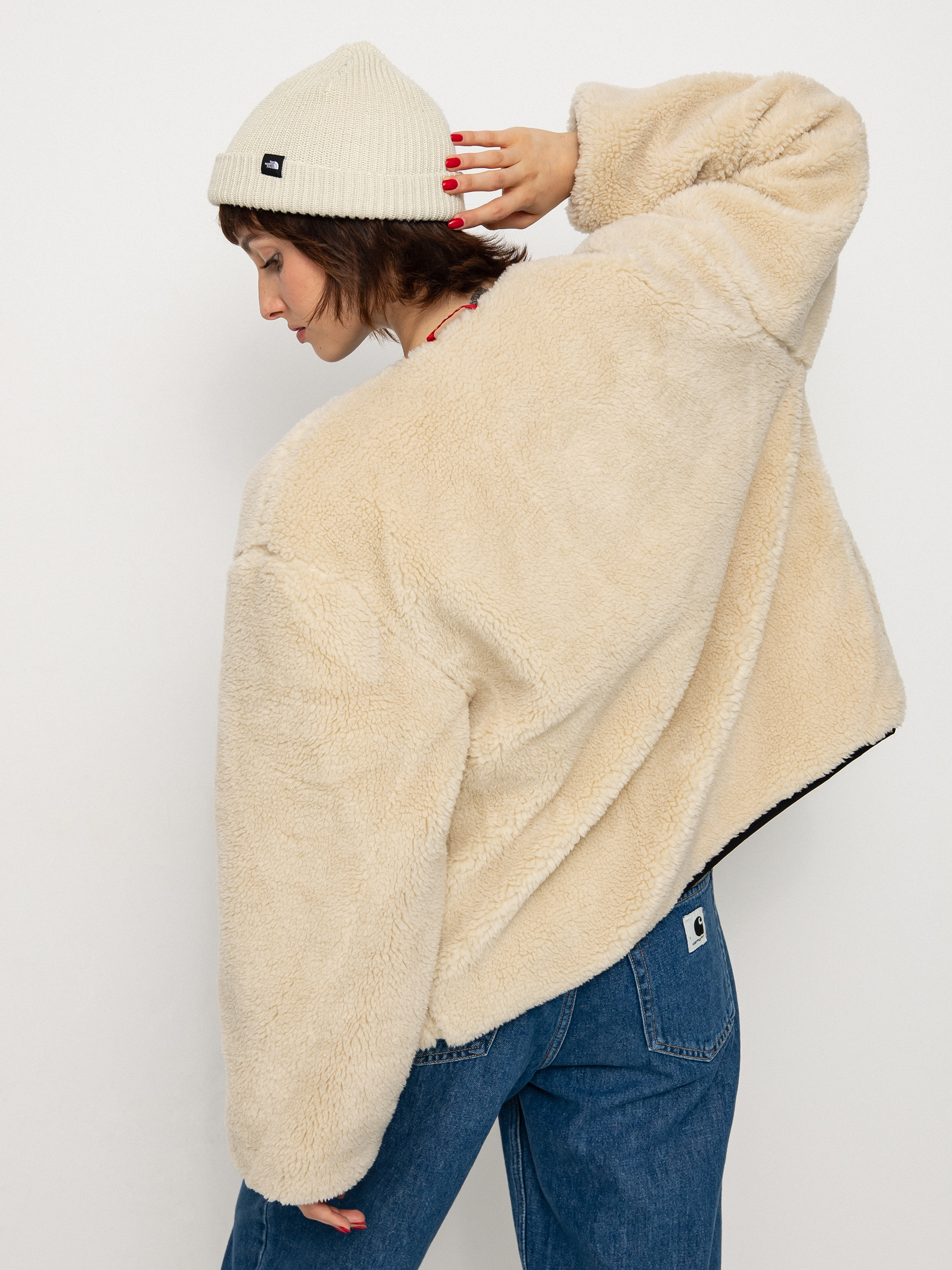 Kurtka Brixton Sherpa Reversible Padded Wmn (mars red praire floral)