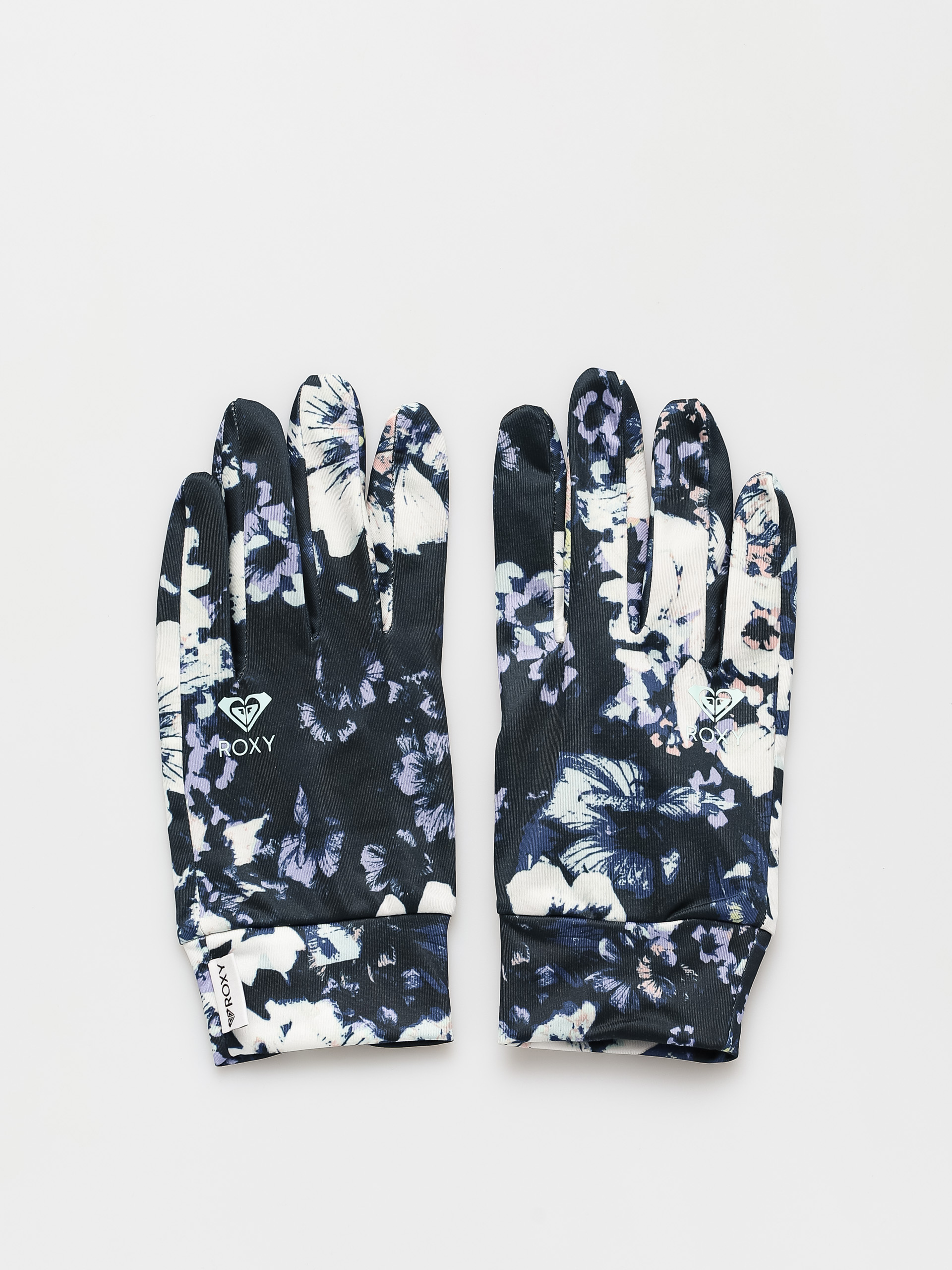 Rękawice Roxy Hydrosmart Liner Wmn (true black black flowers)