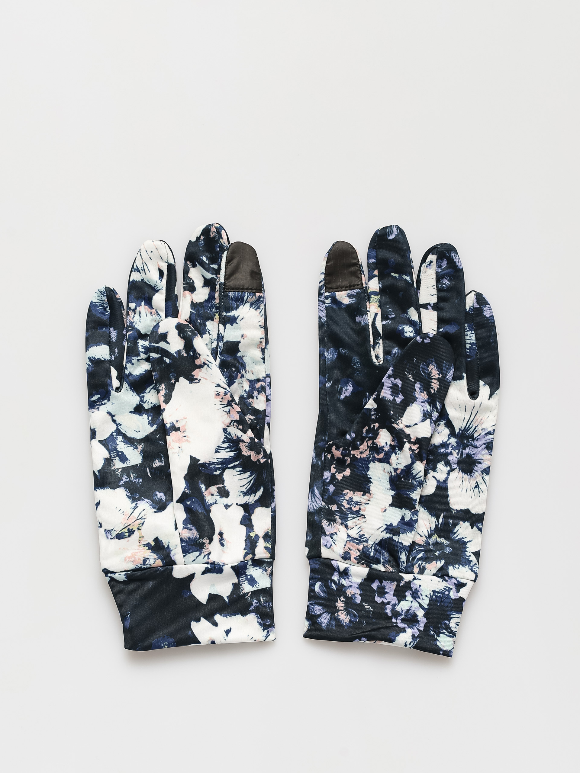 Rękawice Roxy Hydrosmart Liner Wmn (true black black flowers)