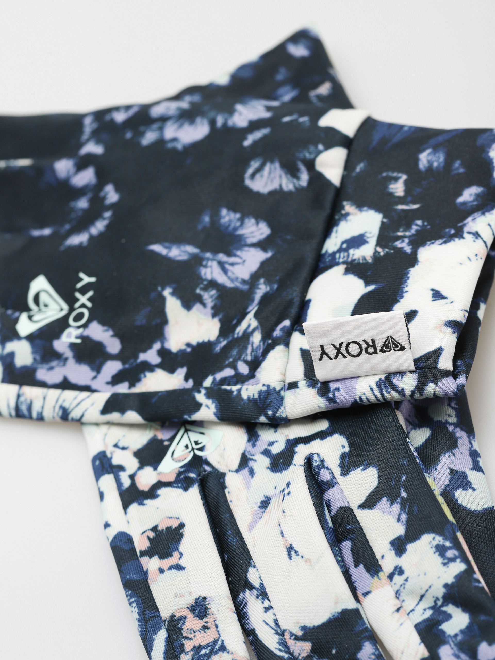 Rękawice Roxy Hydrosmart Liner Wmn (true black black flowers)