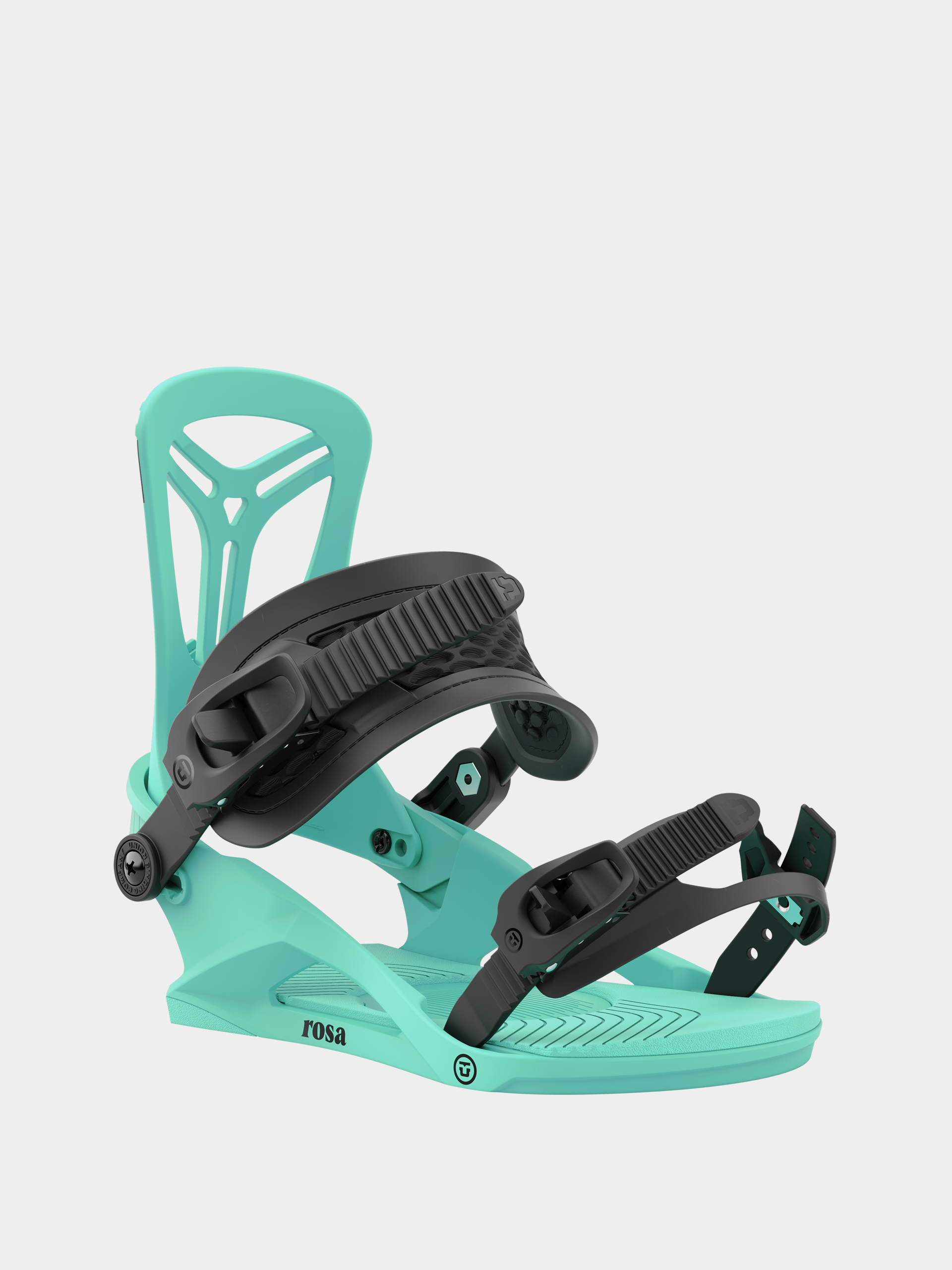 Damskie Wiązania snowboardowe Union Rosa (cool aqua)