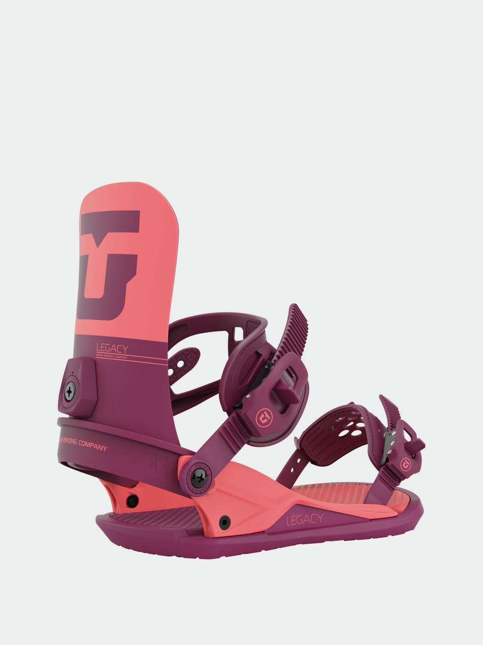 Damskie Wiązania snowboardowe Union Legacy (raspberry)