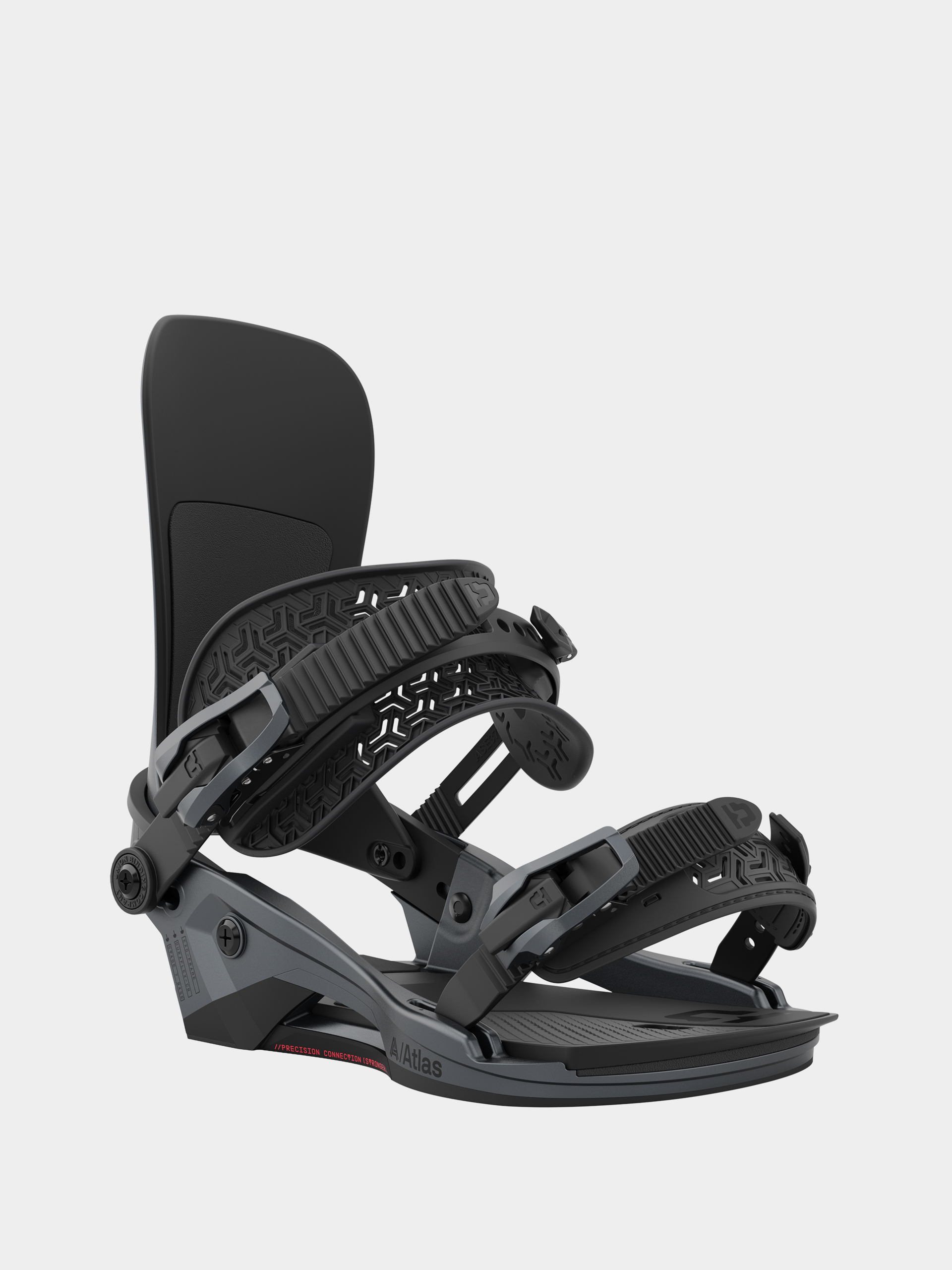 Męskie Wiązania snowboardowe Union Atlas (metallic grey)