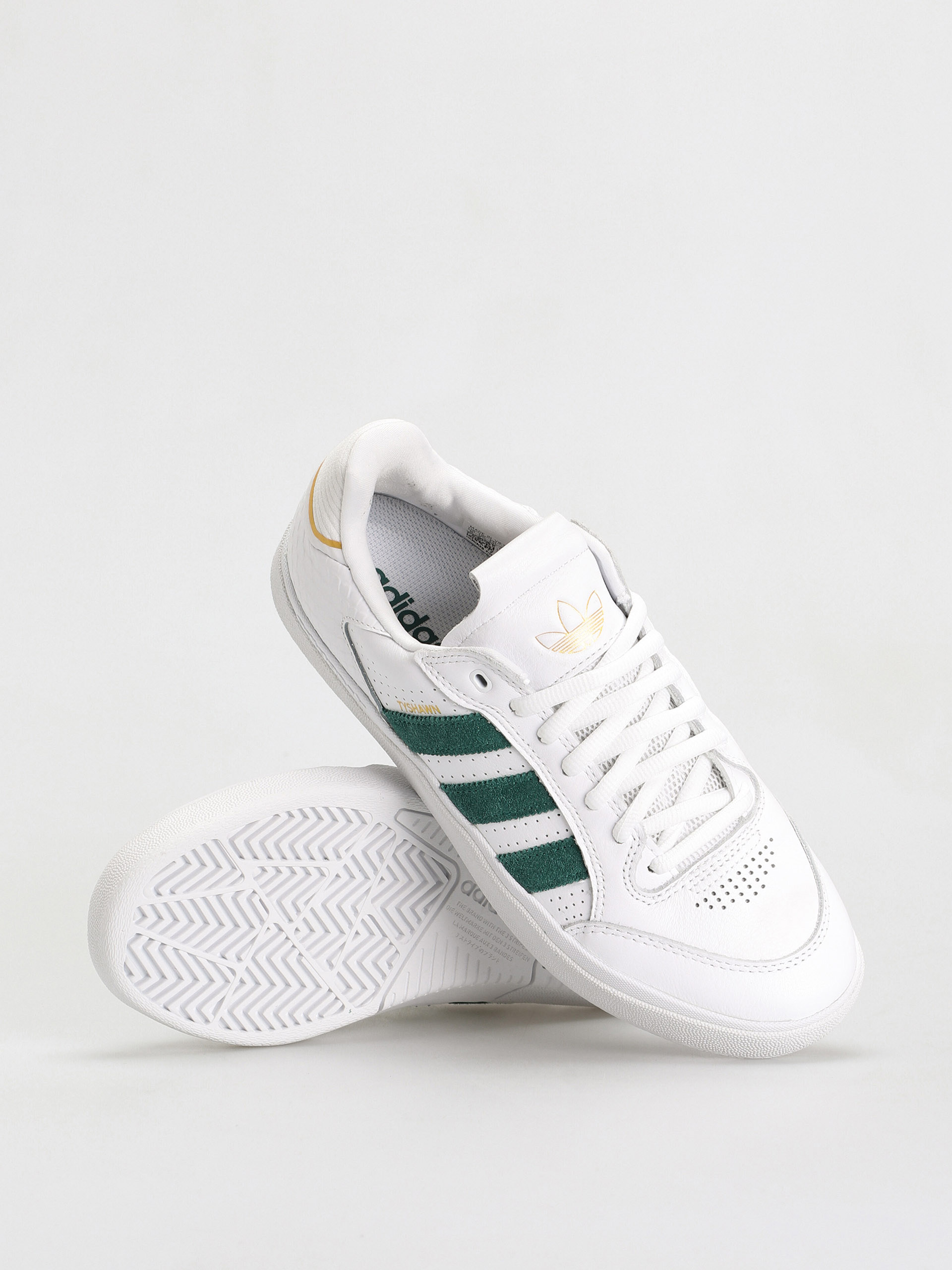 Buty adidas Tyshawn Low (ftwwht/cgreen/goldmt)