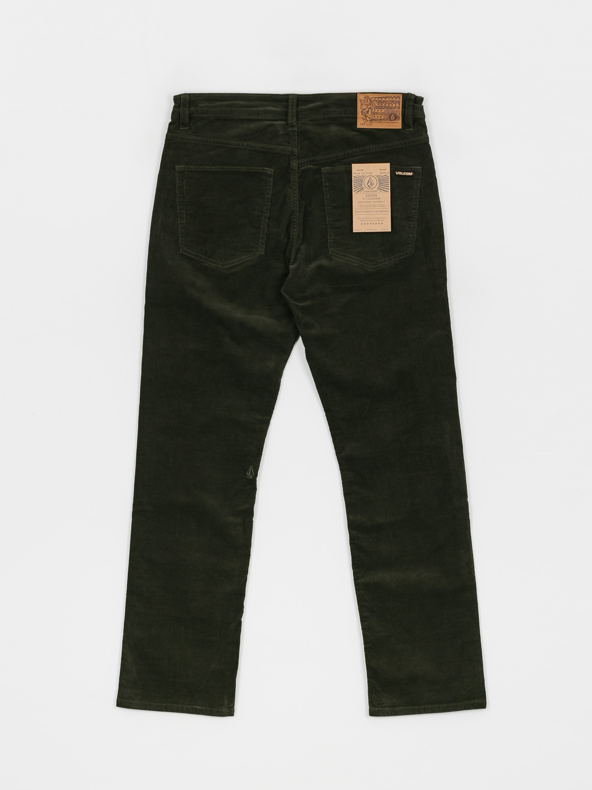 Spodnie Volcom Solver 5 Pocket Cord (rinsed black)