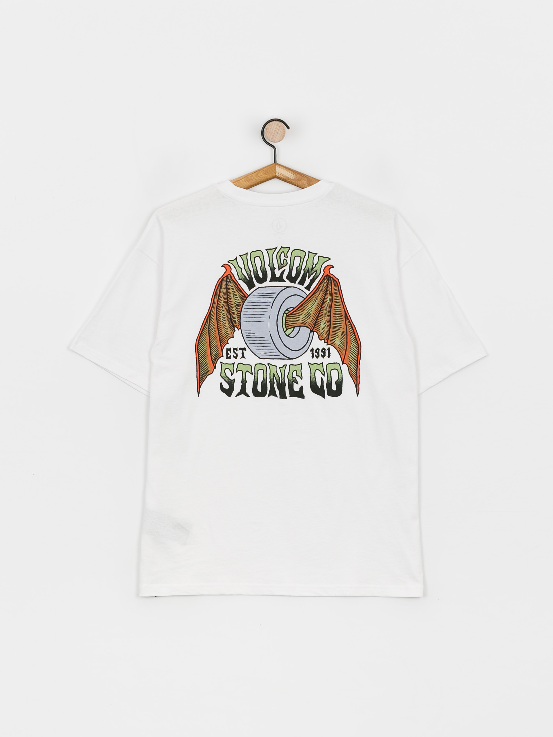 T-shirt Volcom Hell Wheel Lse (white)