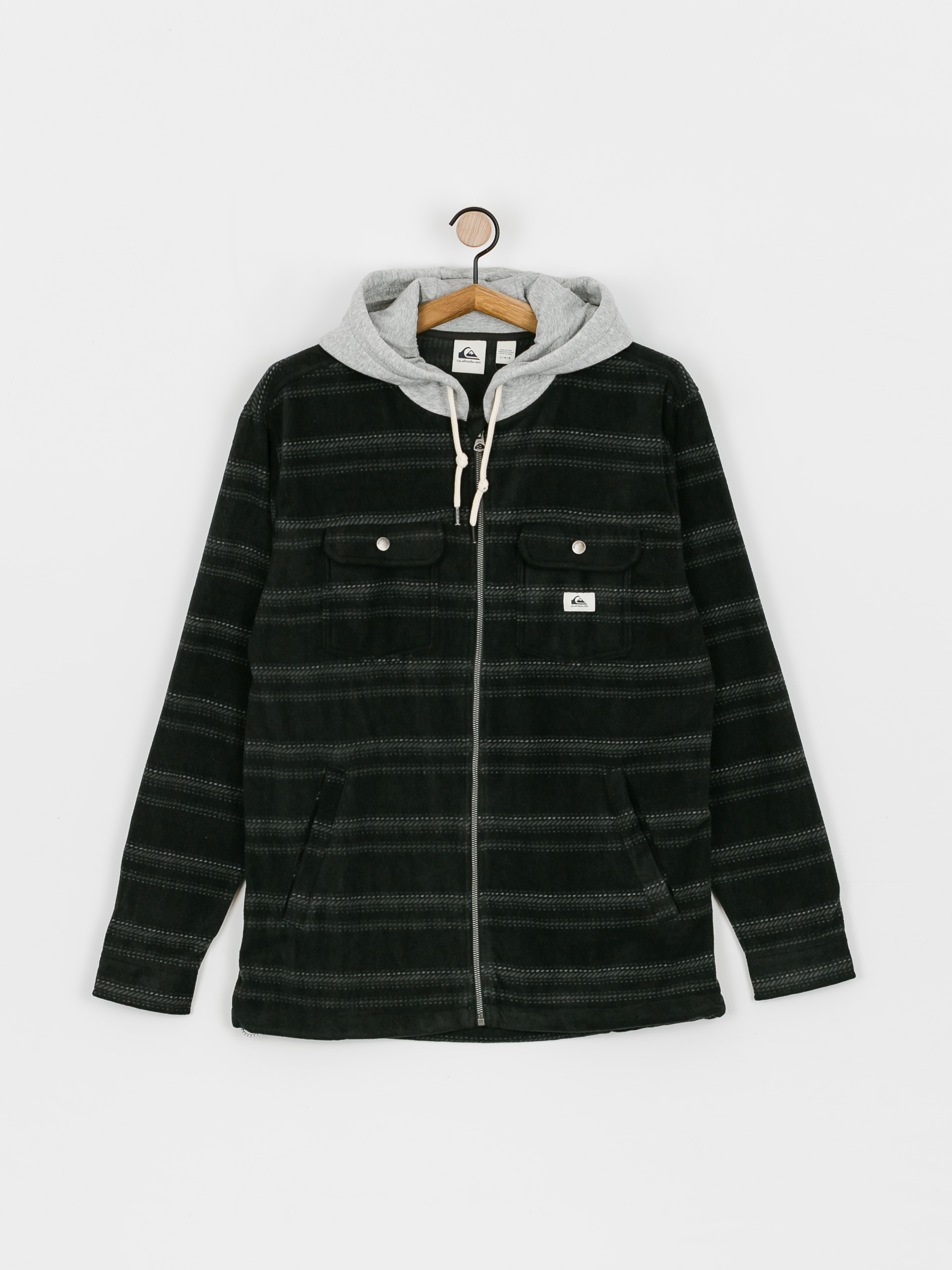 Kurtka Quiksilver Super Swell (black super stripe)