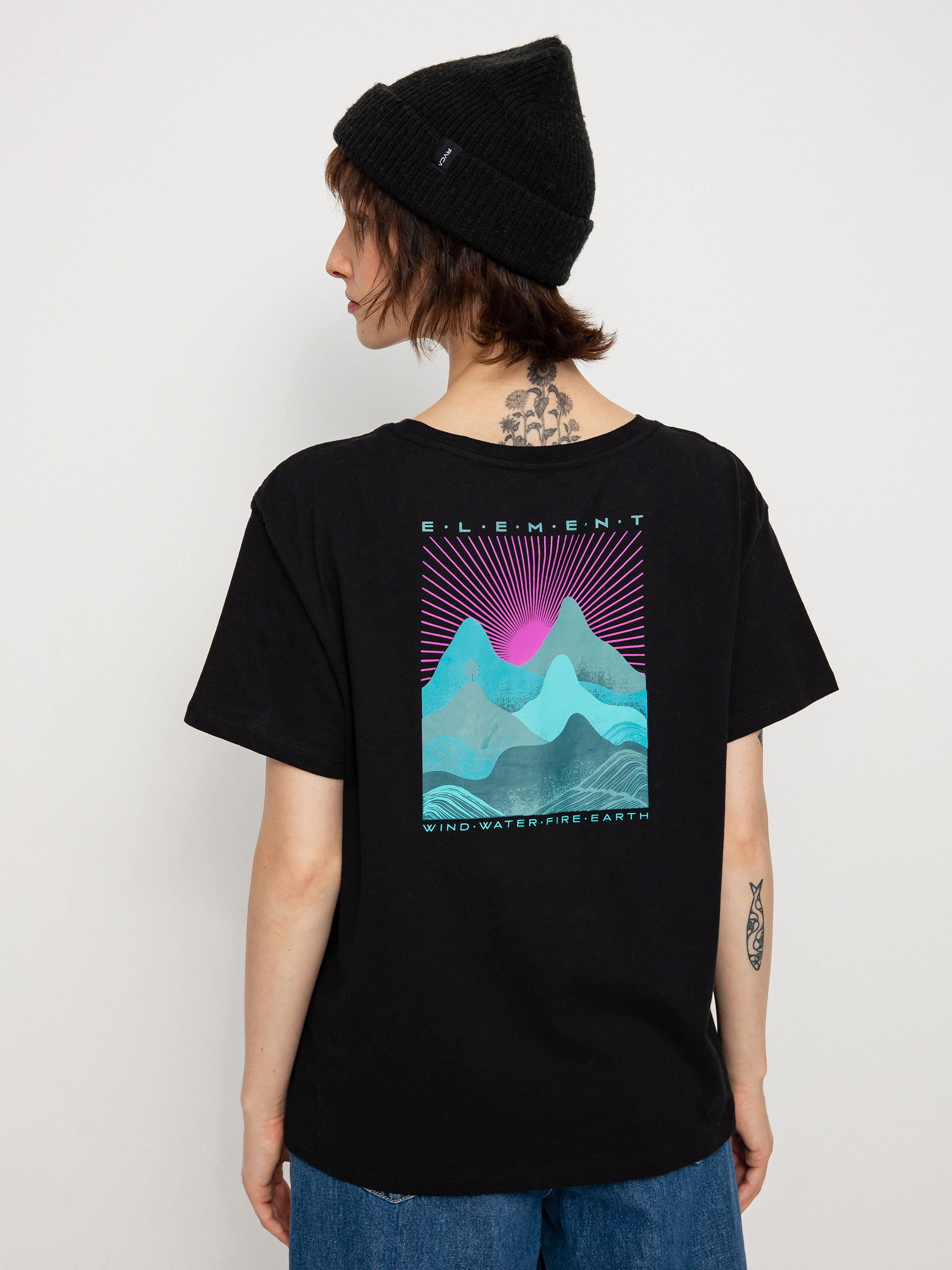 T-shirt Element Lahotan Wmn (flint black)