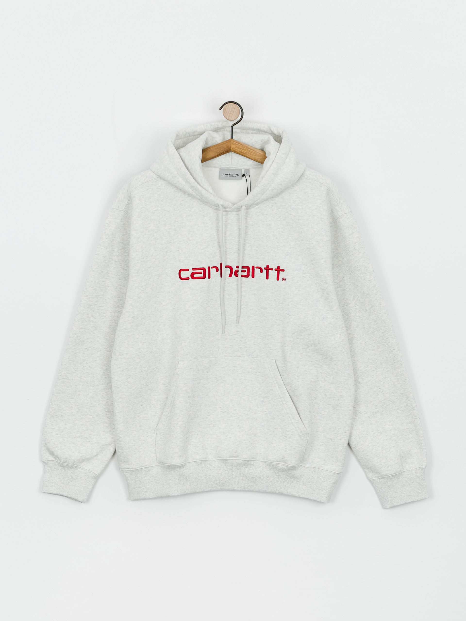 Bluza z kapturem Carhartt WIP Carhartt HD (ash heather/rocket)