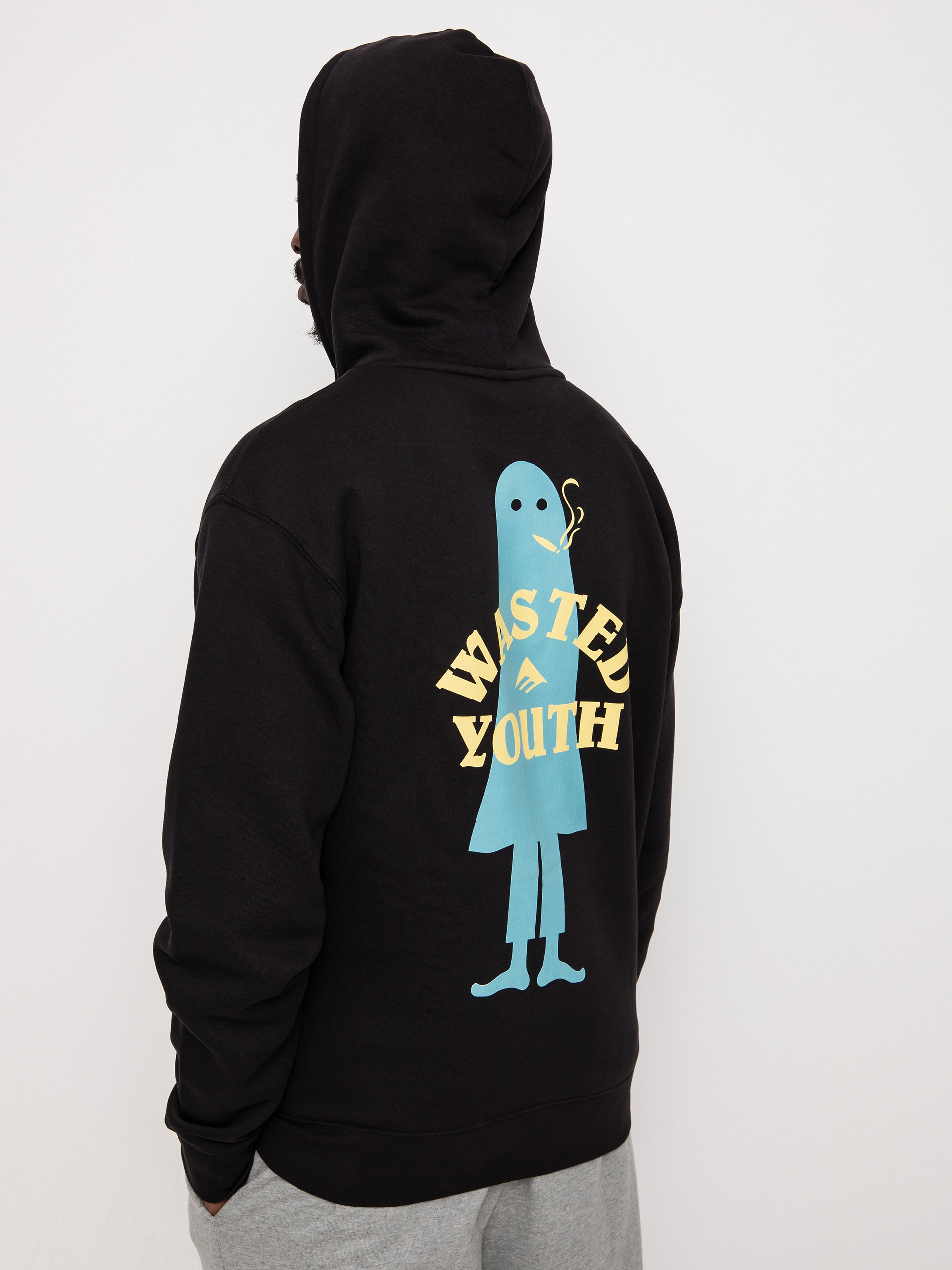 Bluza z kapturem Emerica Wasted HD (black)