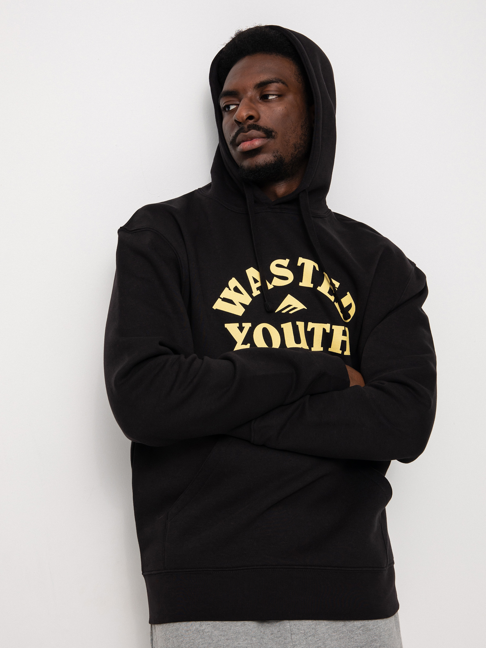 Bluza z kapturem Emerica Wasted HD (black)