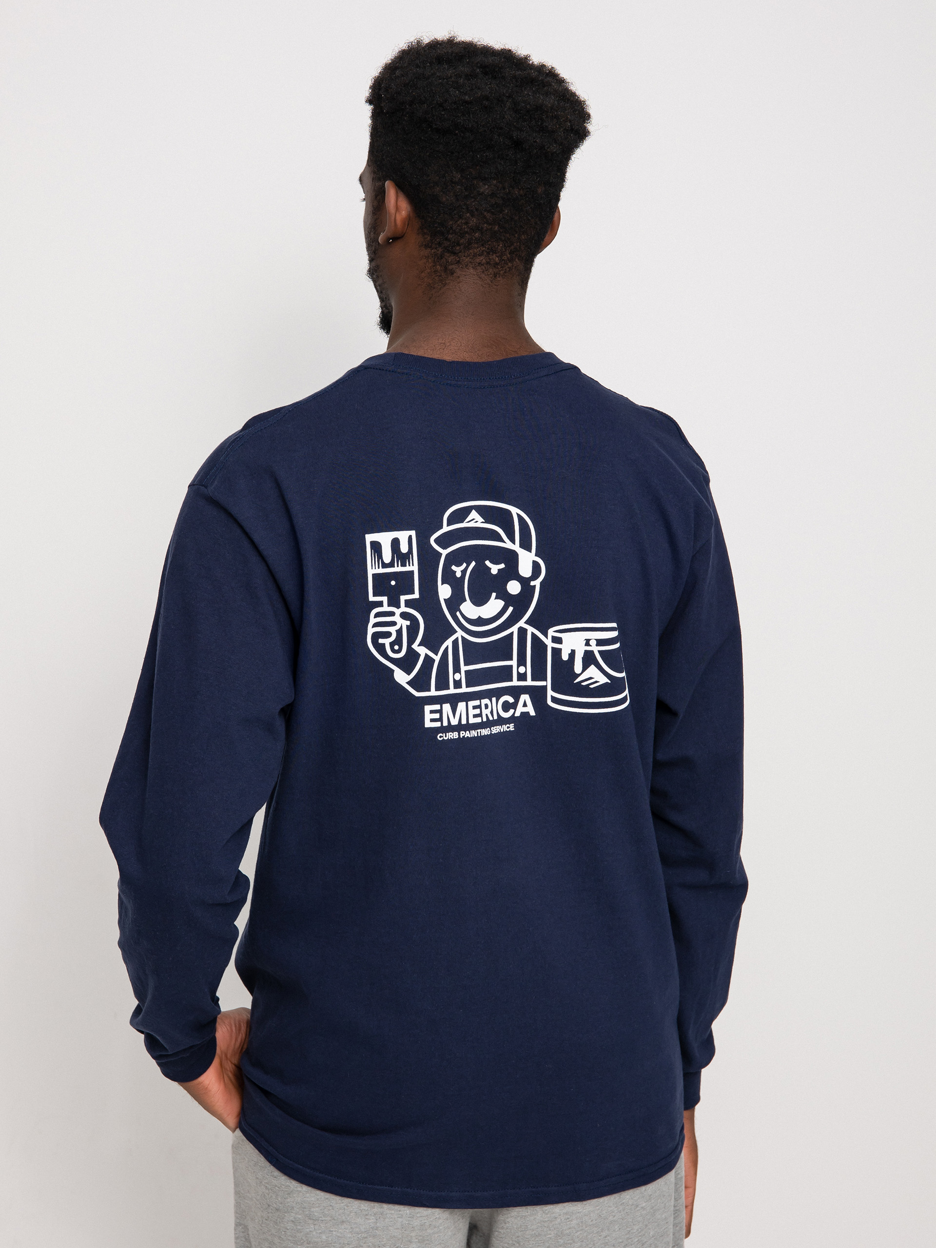 Longsleeve Emerica Curb Paint (navy)