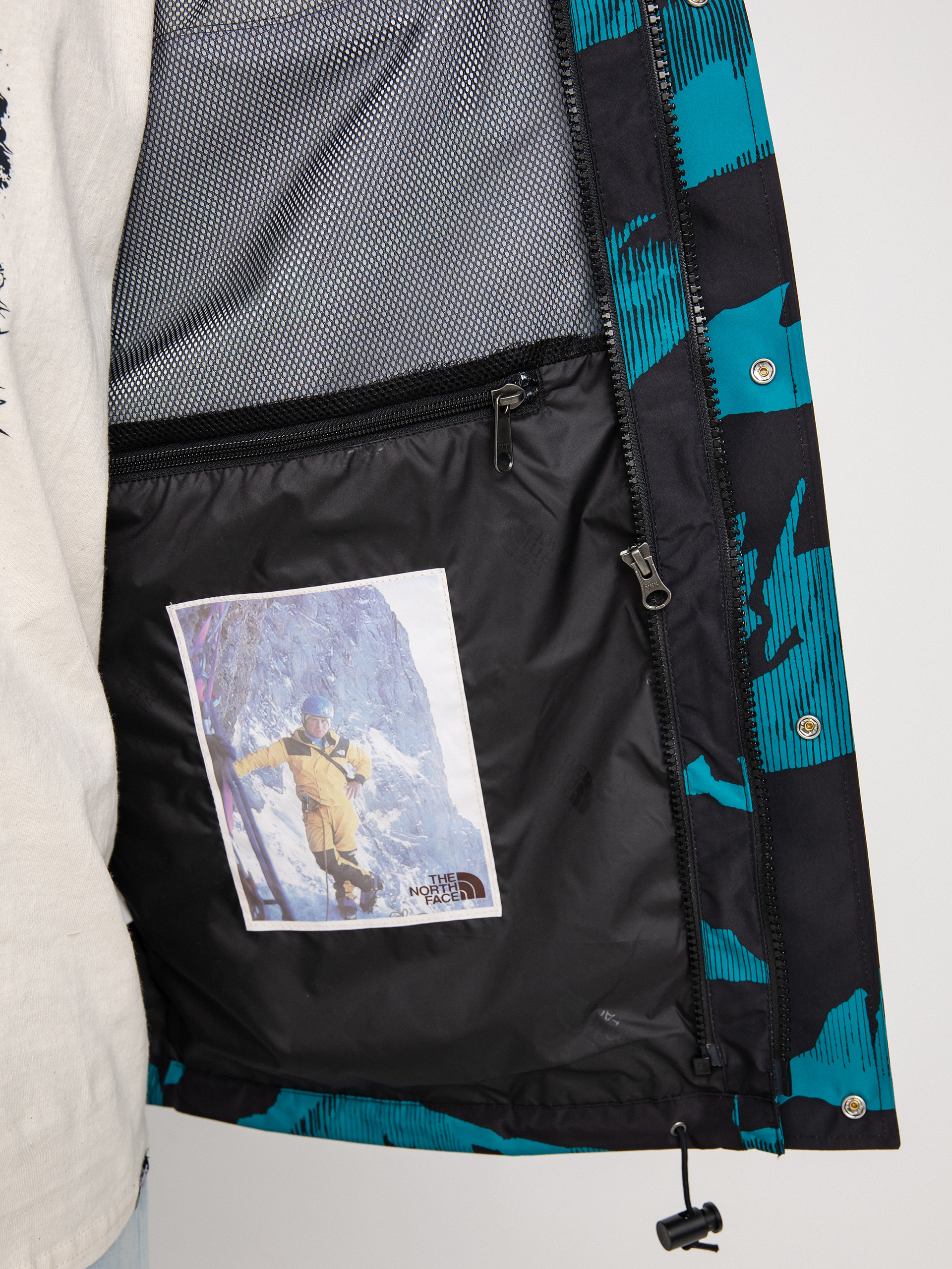 Kurtka The North Face Printed 86 Retro Mountain (harbor blue mountain peak print)