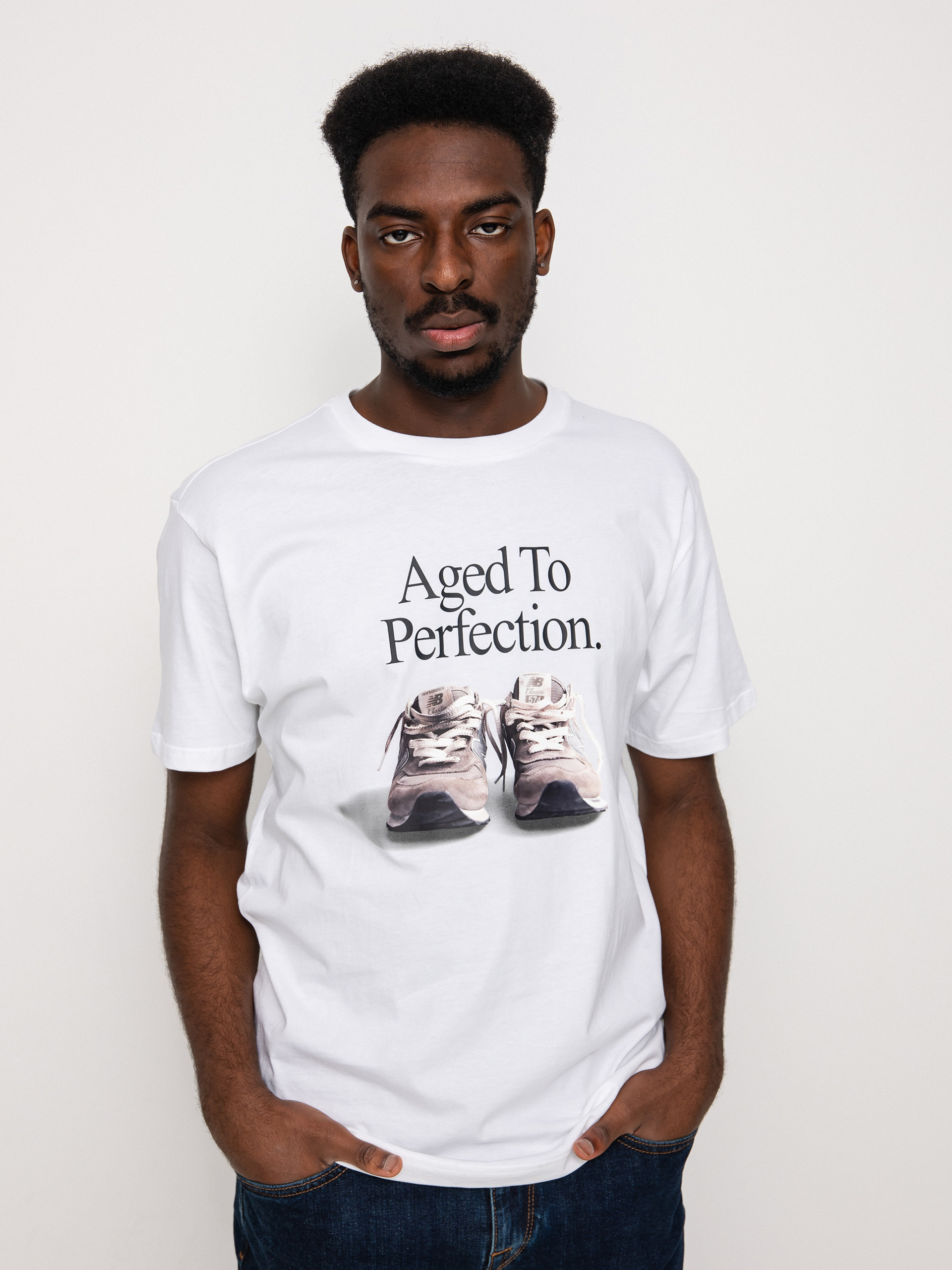 T-shirt New Balance Athletics Legacies Perfection (white)