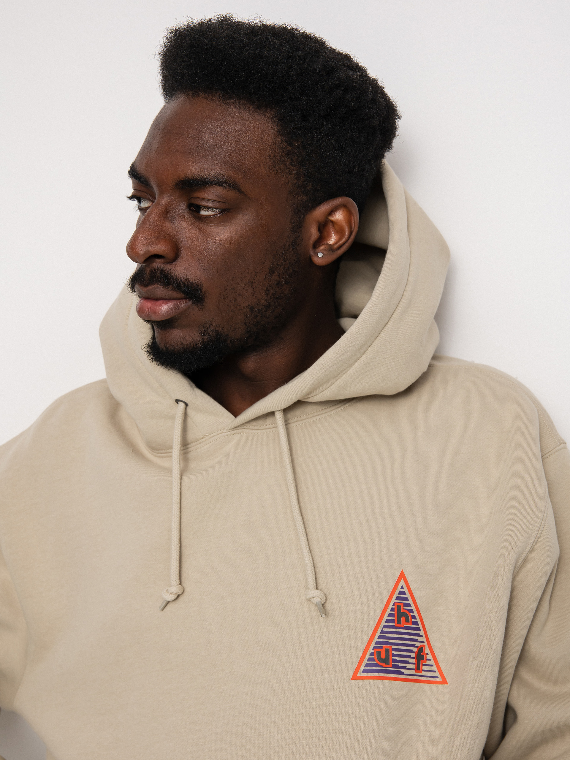 Bluza z kapturem HUF High Adventure HD (sand)