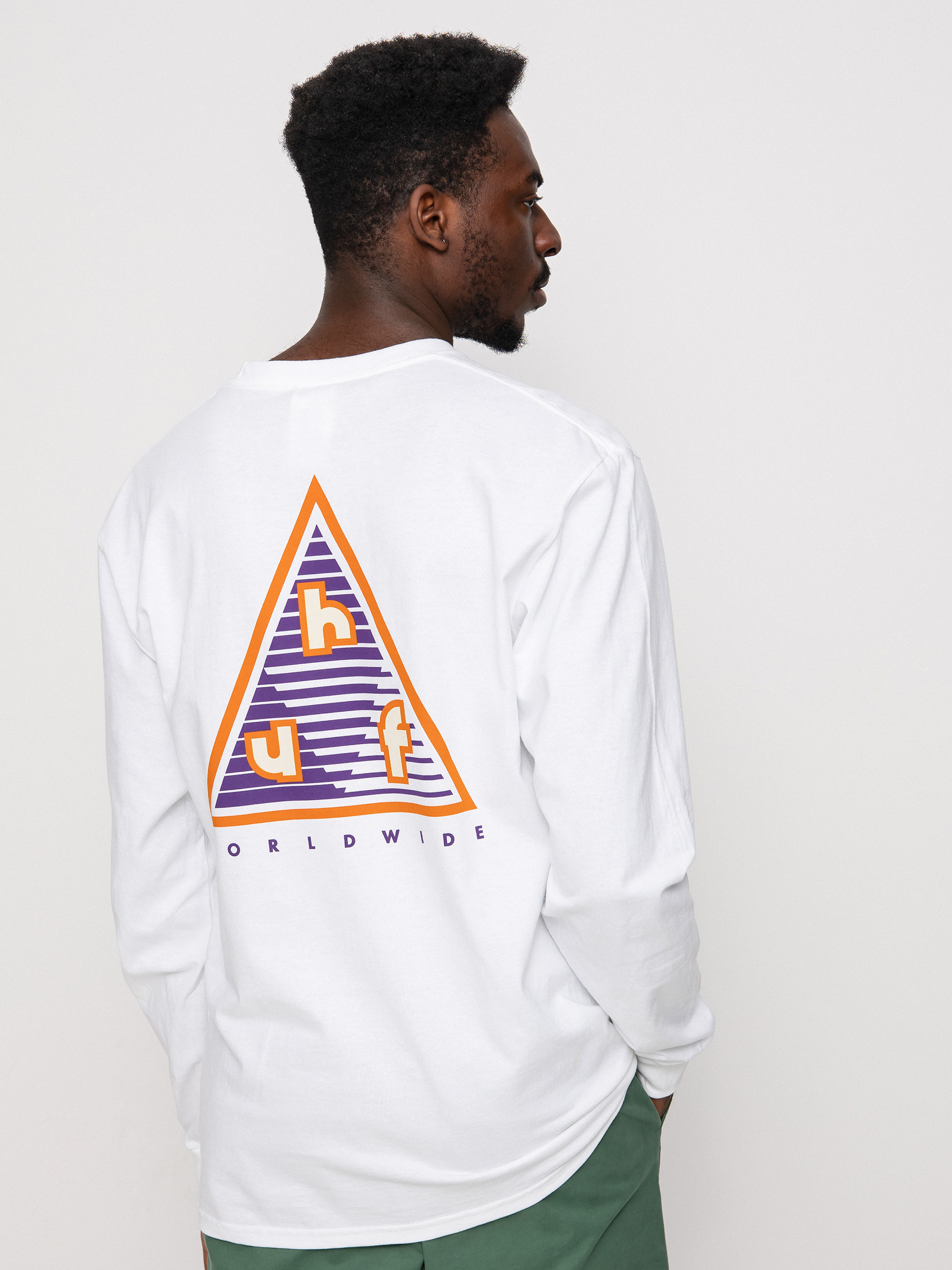 Longsleeve HUF High Adventure (white)